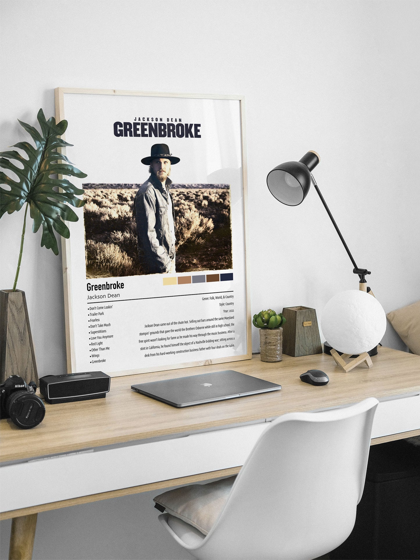 Jackson Dean | Greenbroke | Custom Album Cover Poster Print