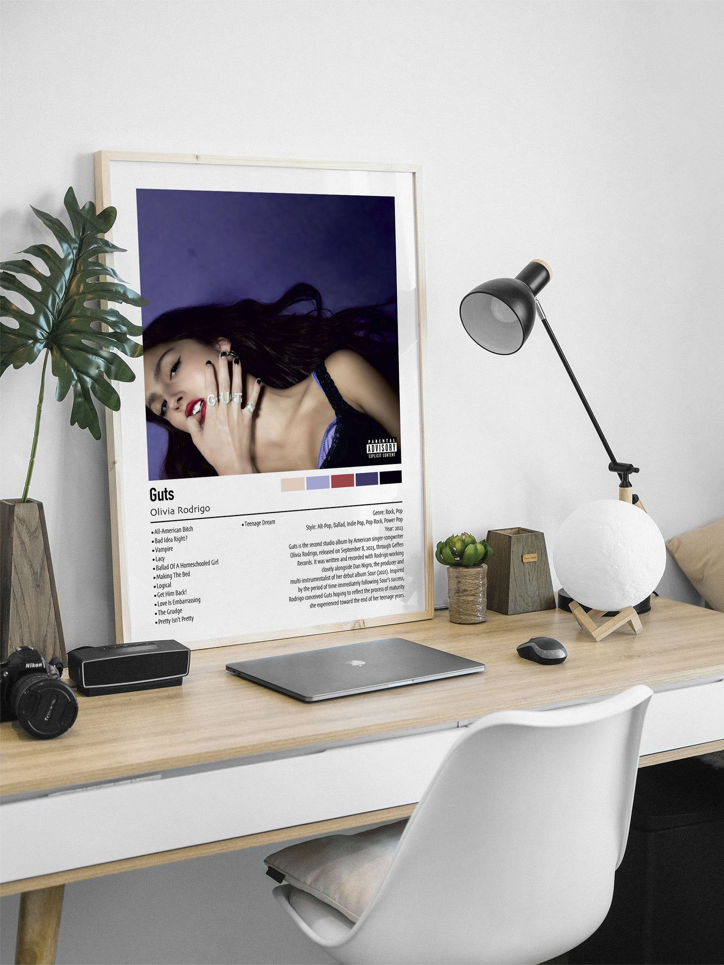 Olivia Rodrigo | Guts | Custom Album Cover Poster Print