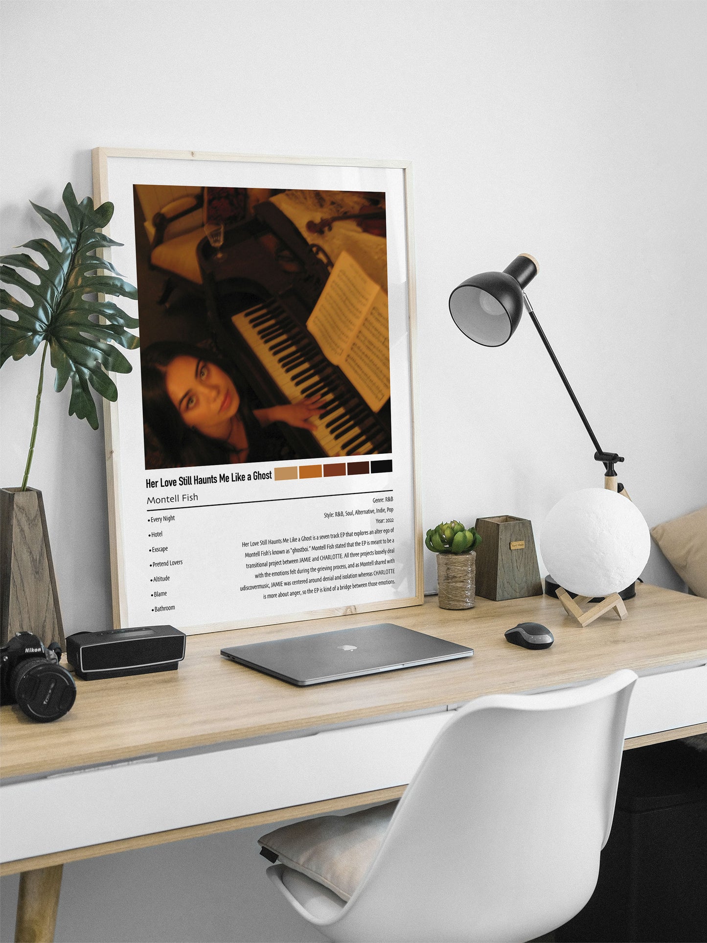 Montell Fish | Her Love Still Haunts Me Like a Ghost | Custom Album Cover Poster Print