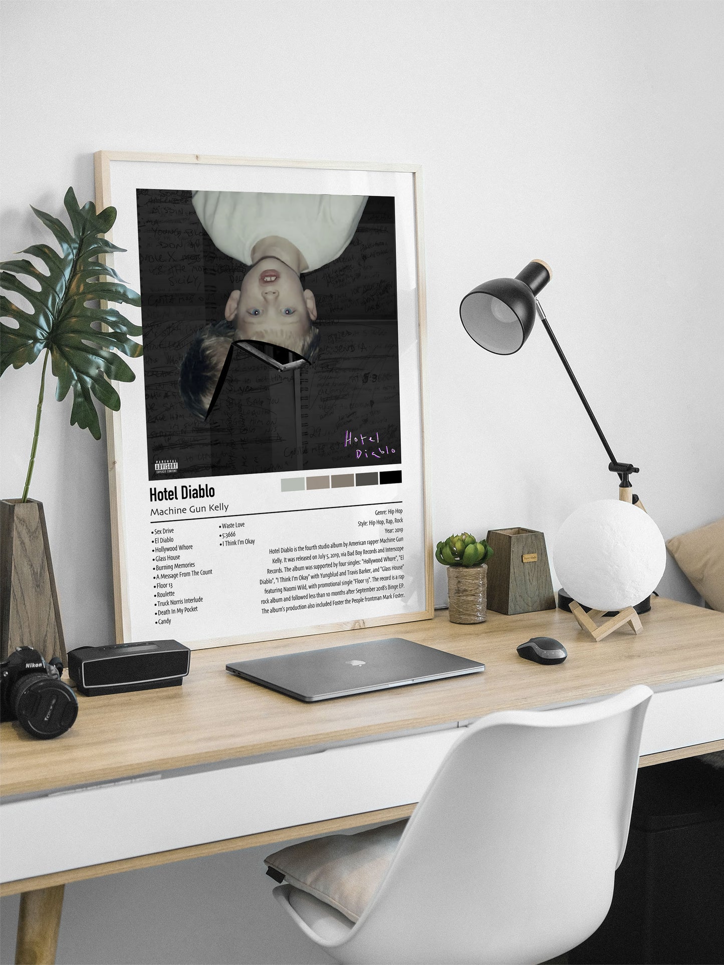 Machine Gun Kelly | Hotel Diablo | Custom Album Cover Poster Print