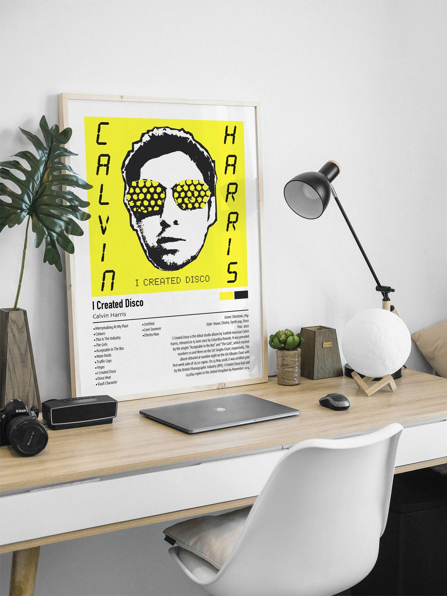 Calvin Harris | I Created Disco | Custom Album Cover Poster Print
