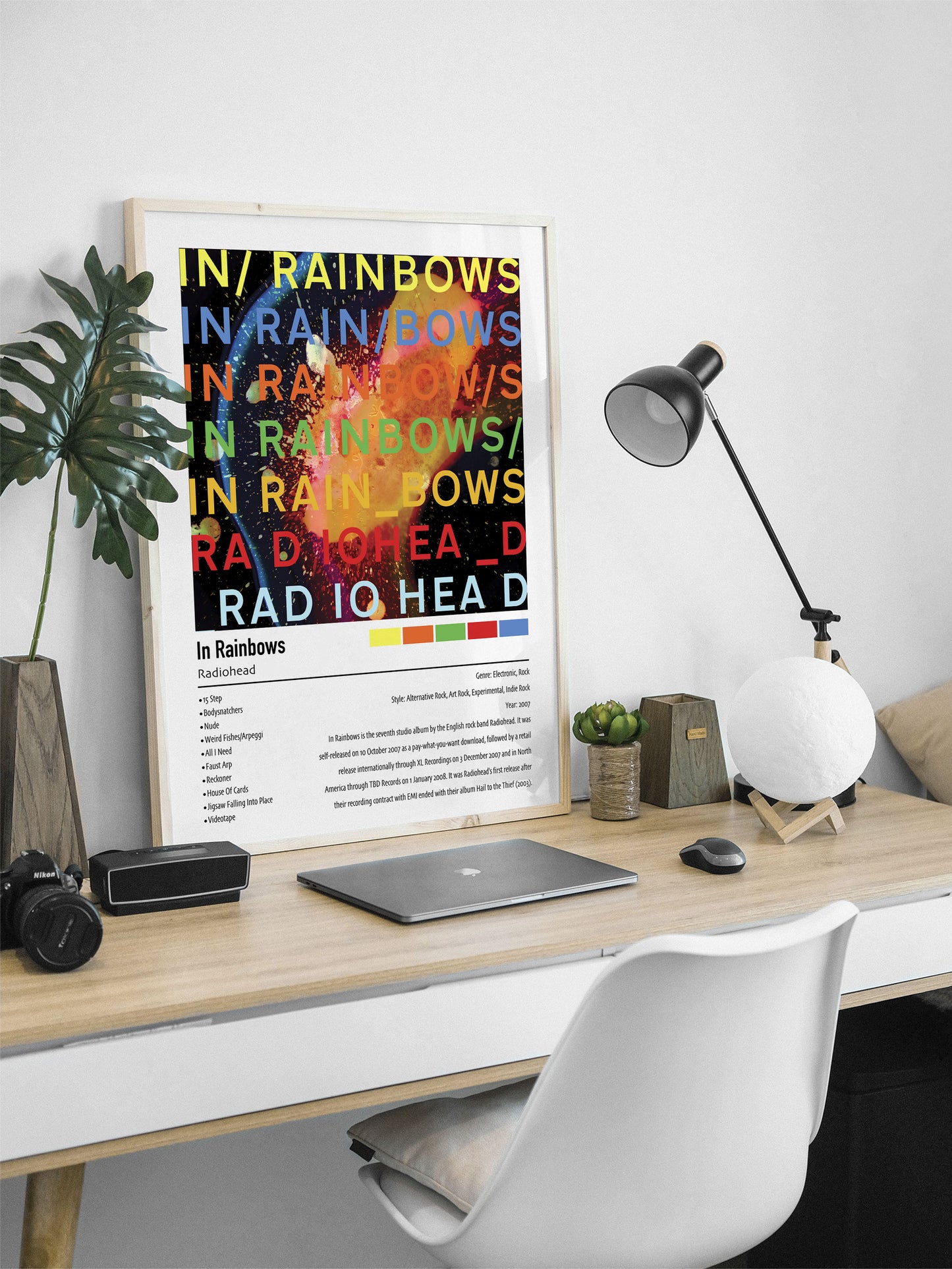 Radiohead | In Rainbows | Custom Album Cover Poster Print