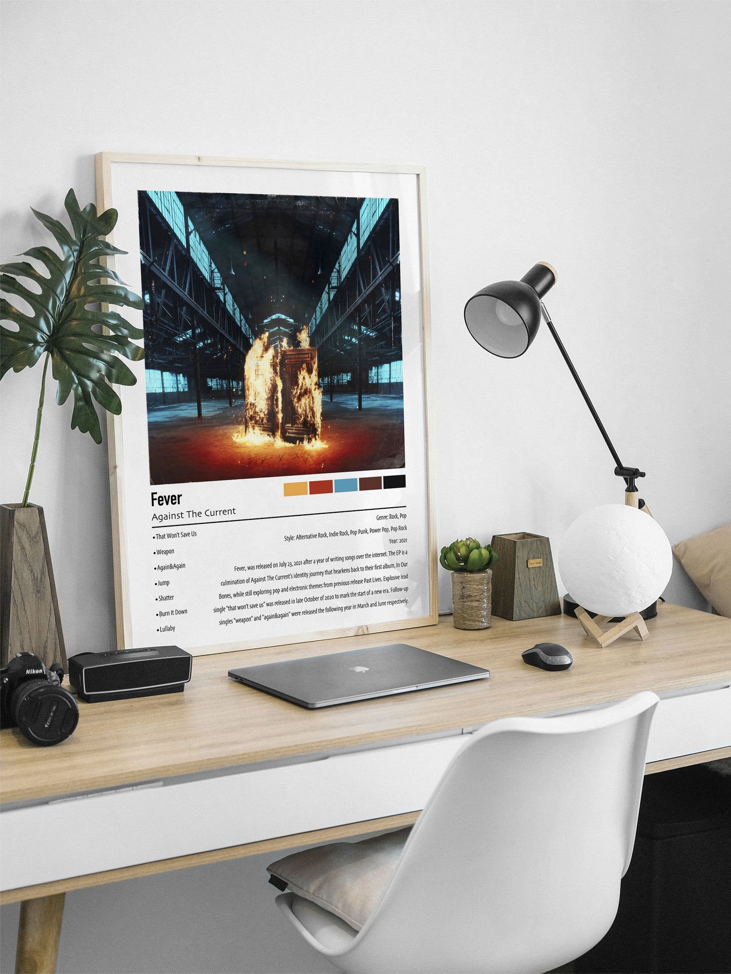 Against The Current | Fever | Custom Album Cover Poster Print