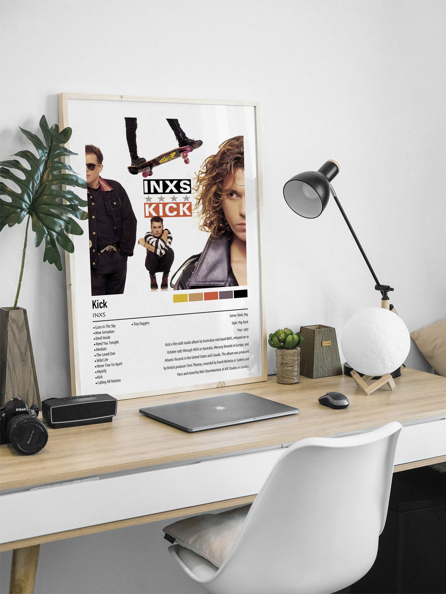 INXS | Kick | Custom Album Cover Poster Print