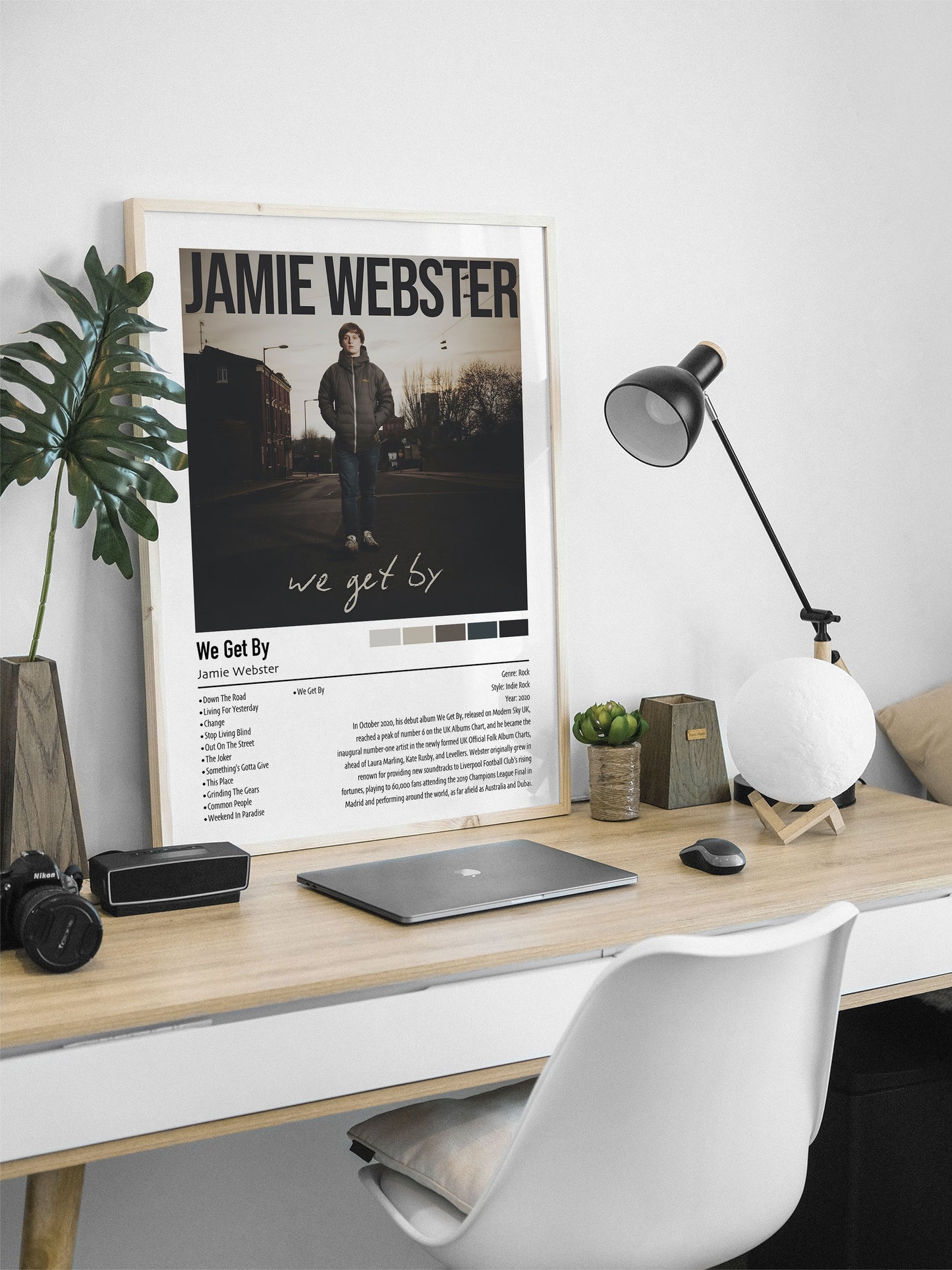 Jamie Webster | We Get By | Custom Album Cover Poster Print