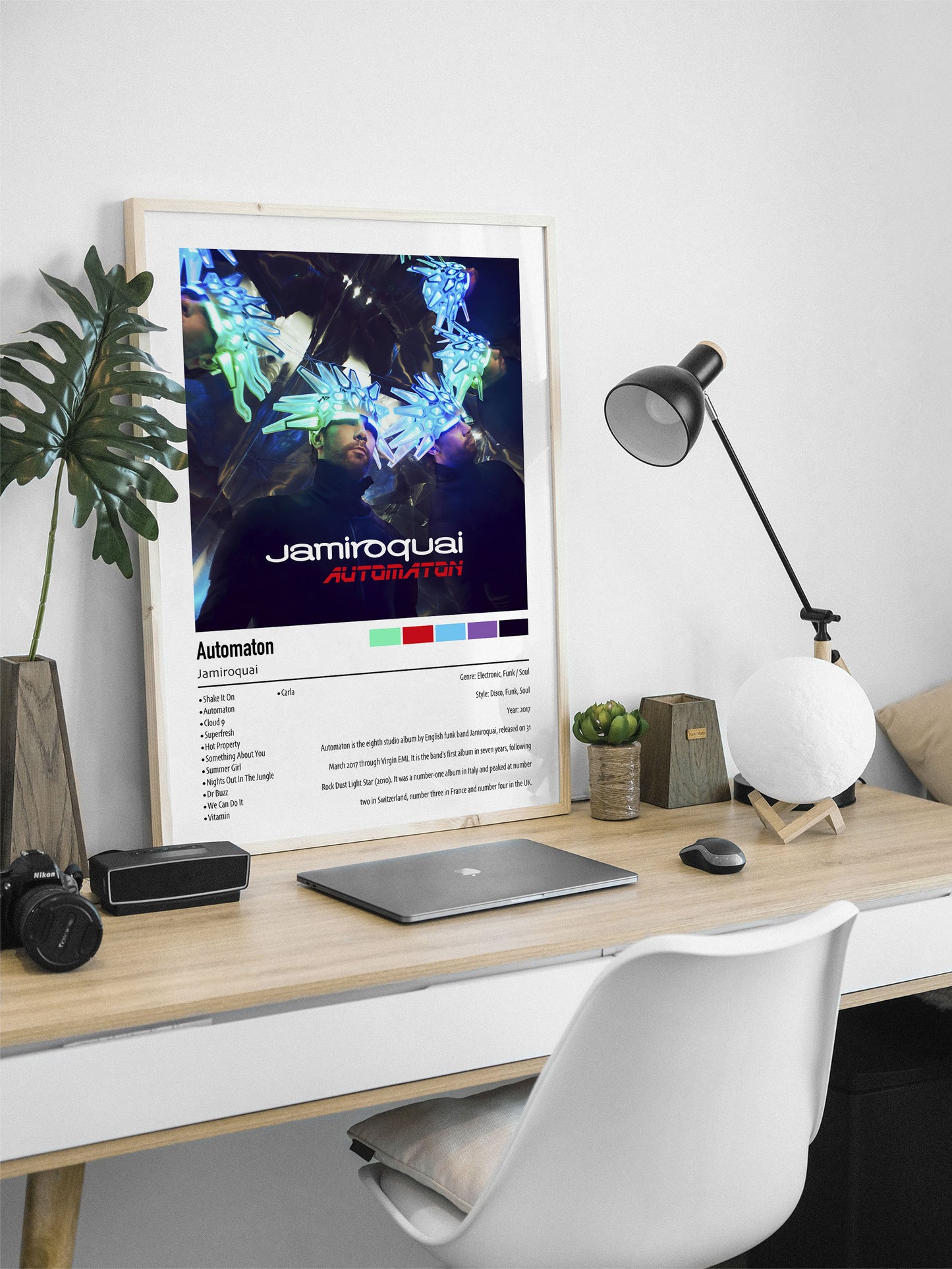 Jamiroquai | Automaton | Custom Album Cover Poster Print