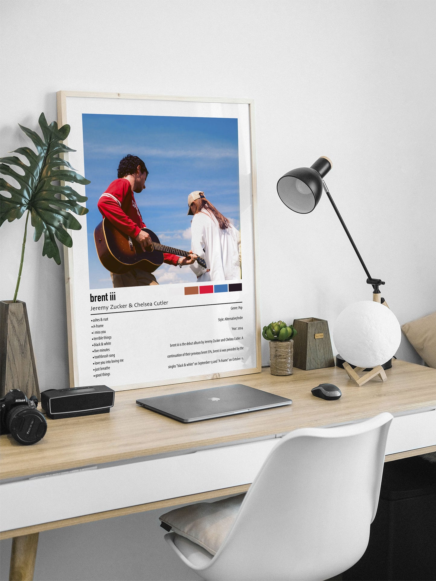 Jeremy Zucker & Chelsea Cutler | brent iii | Custom Album Cover Poster Print