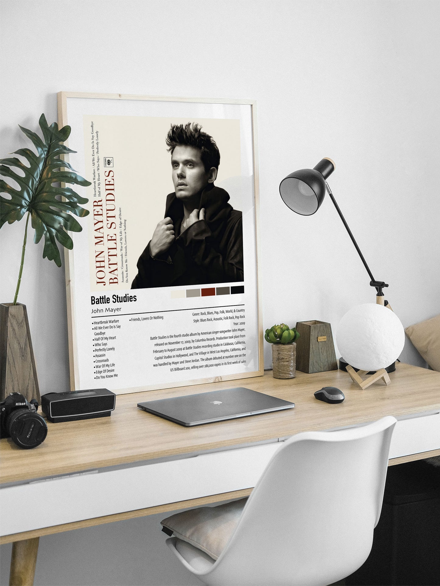 John Mayer | Battle Studies | Custom Album Cover Poster Print