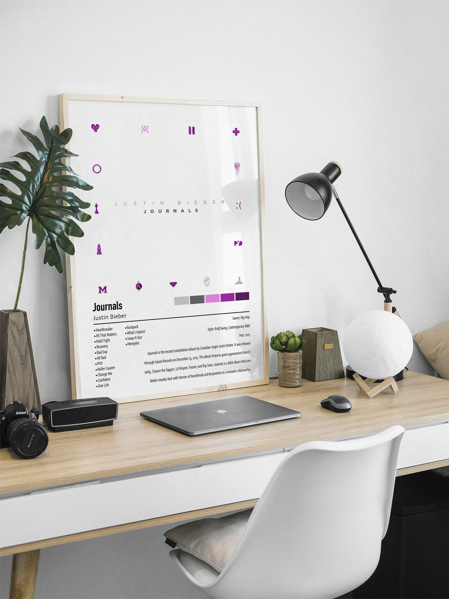 Justin Bieber | Journals | Custom Album Cover Poster Print