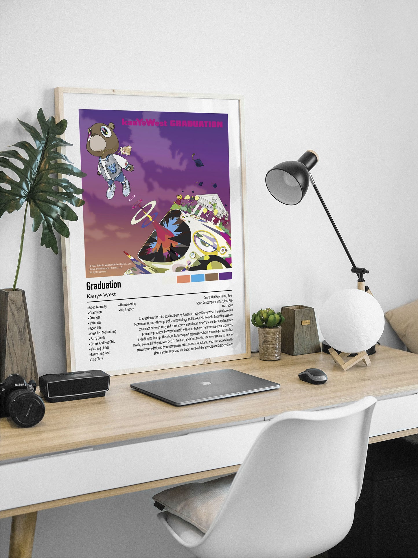 Kanye West | Graduation | Custom Album Cover Poster Print