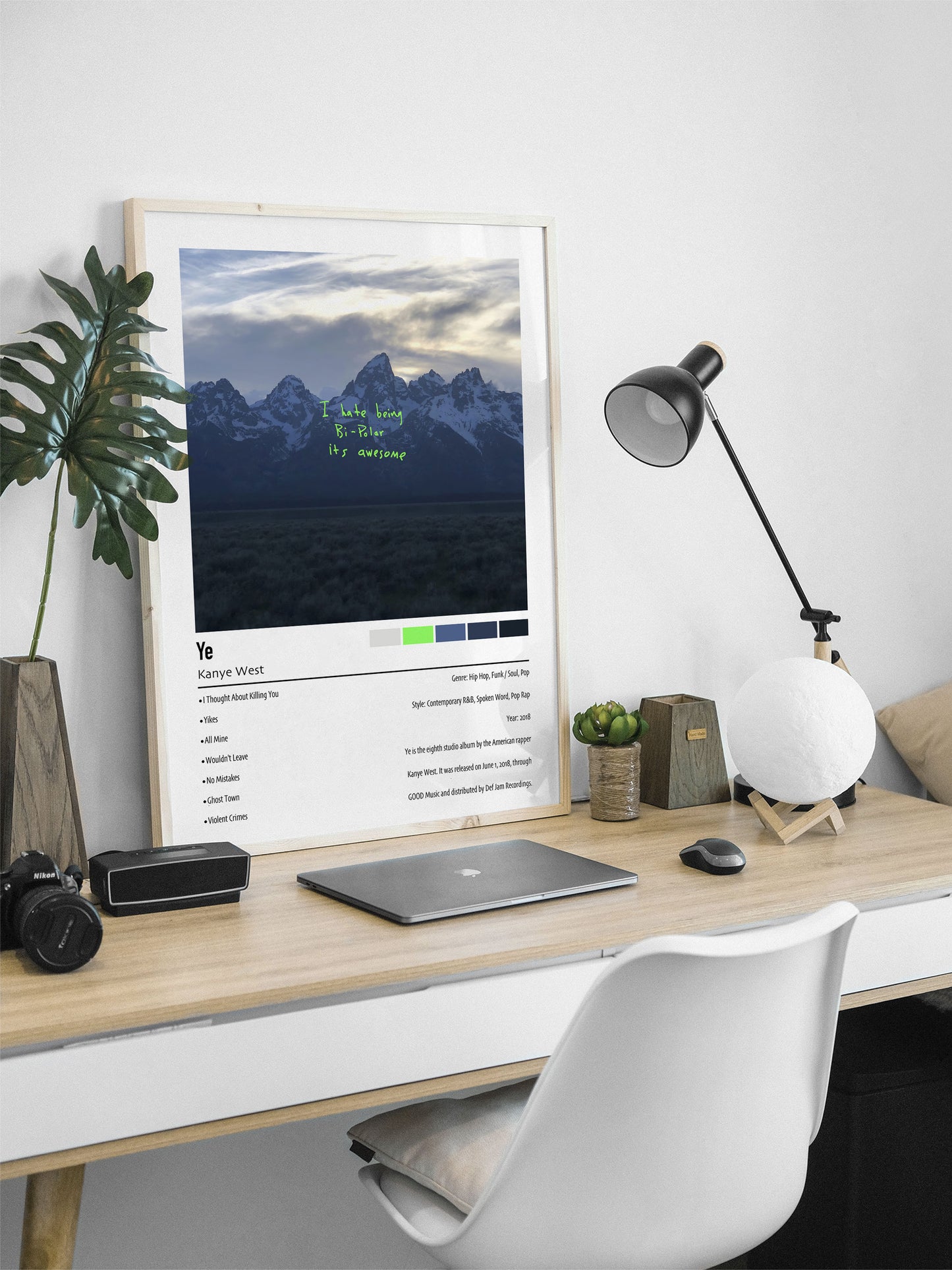 Kanye West | Ye | Custom Album Cover Poster Print