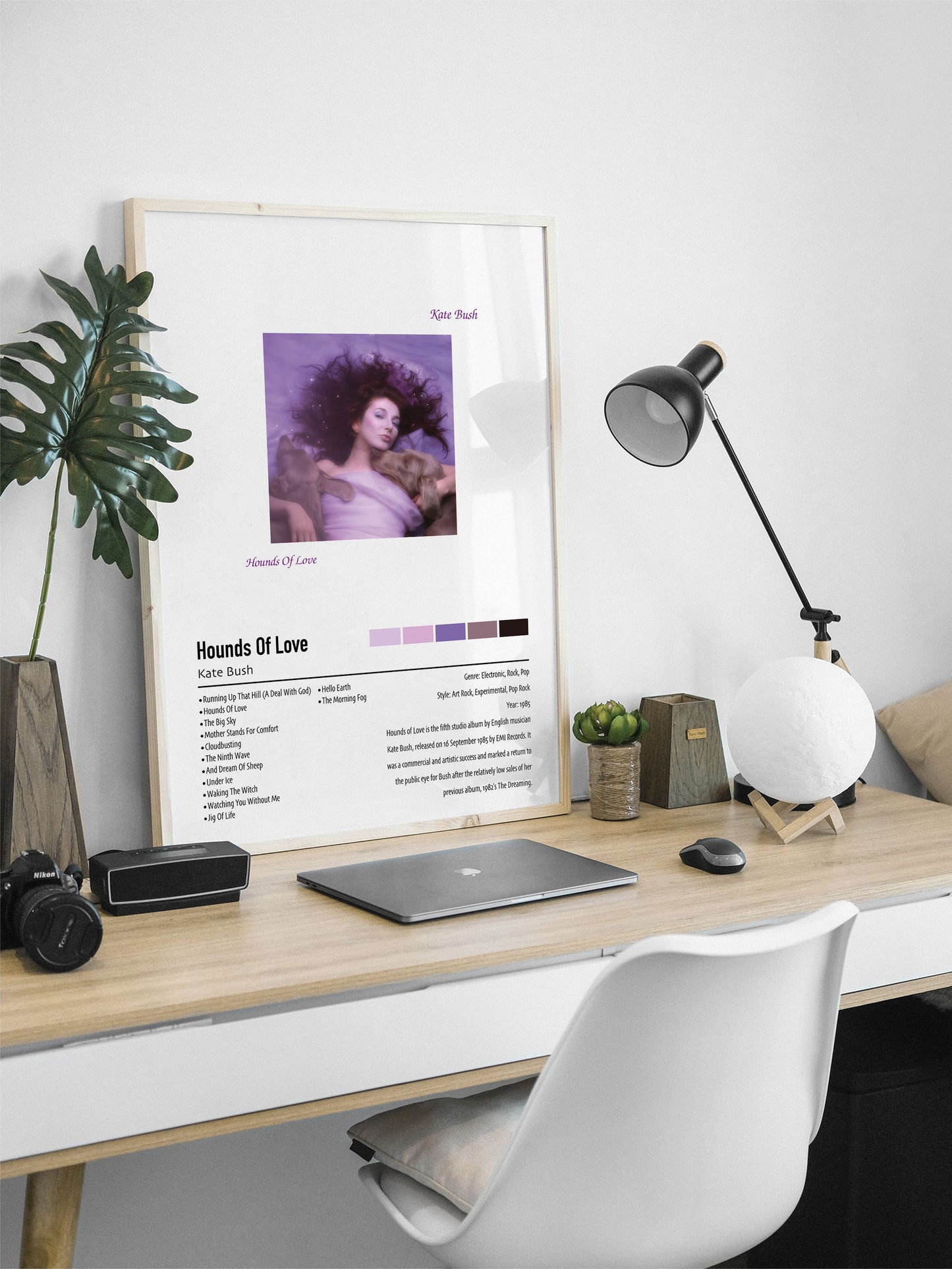 Kate Bush | Hounds Of Love | Custom Album Cover Poster Print