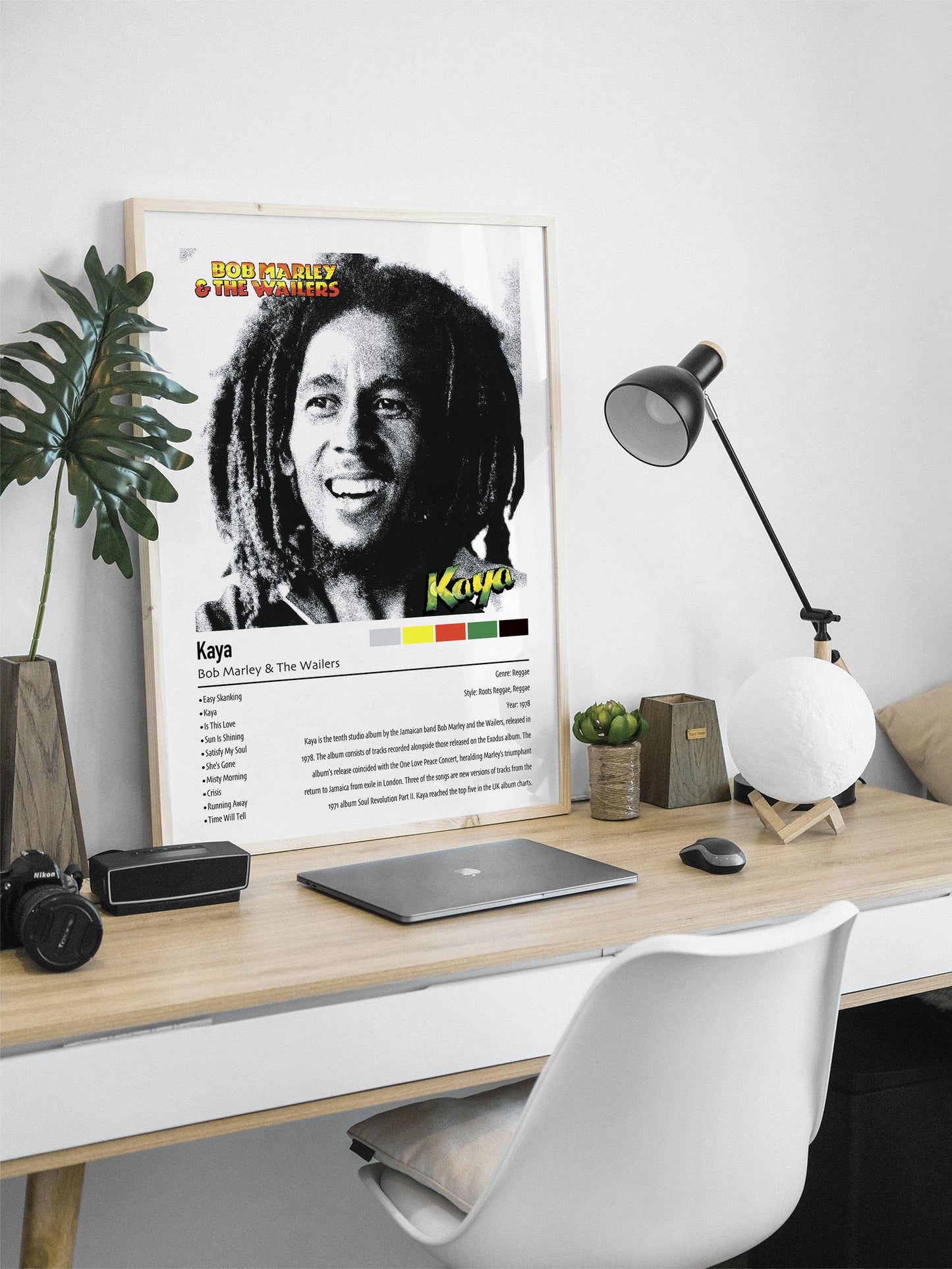 Bob Marley & The Wailers | Kaya | Custom Album Cover Poster Print