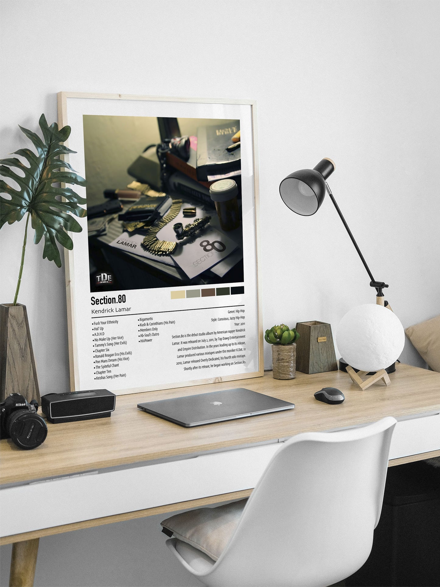 Kendrick Lamar | Section.80 | Custom Album Cover Poster Print