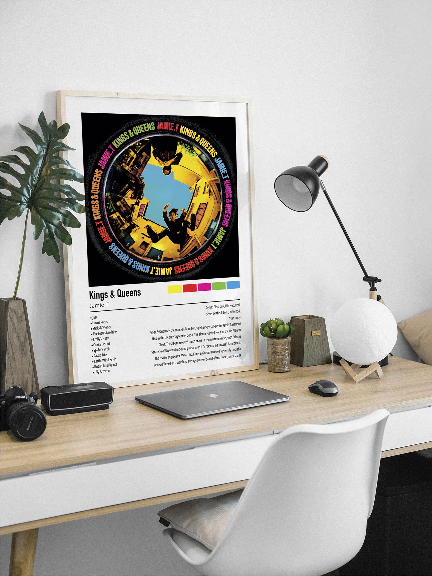 Jamie T | Kings & Queens | Custom Album Cover Poster Print