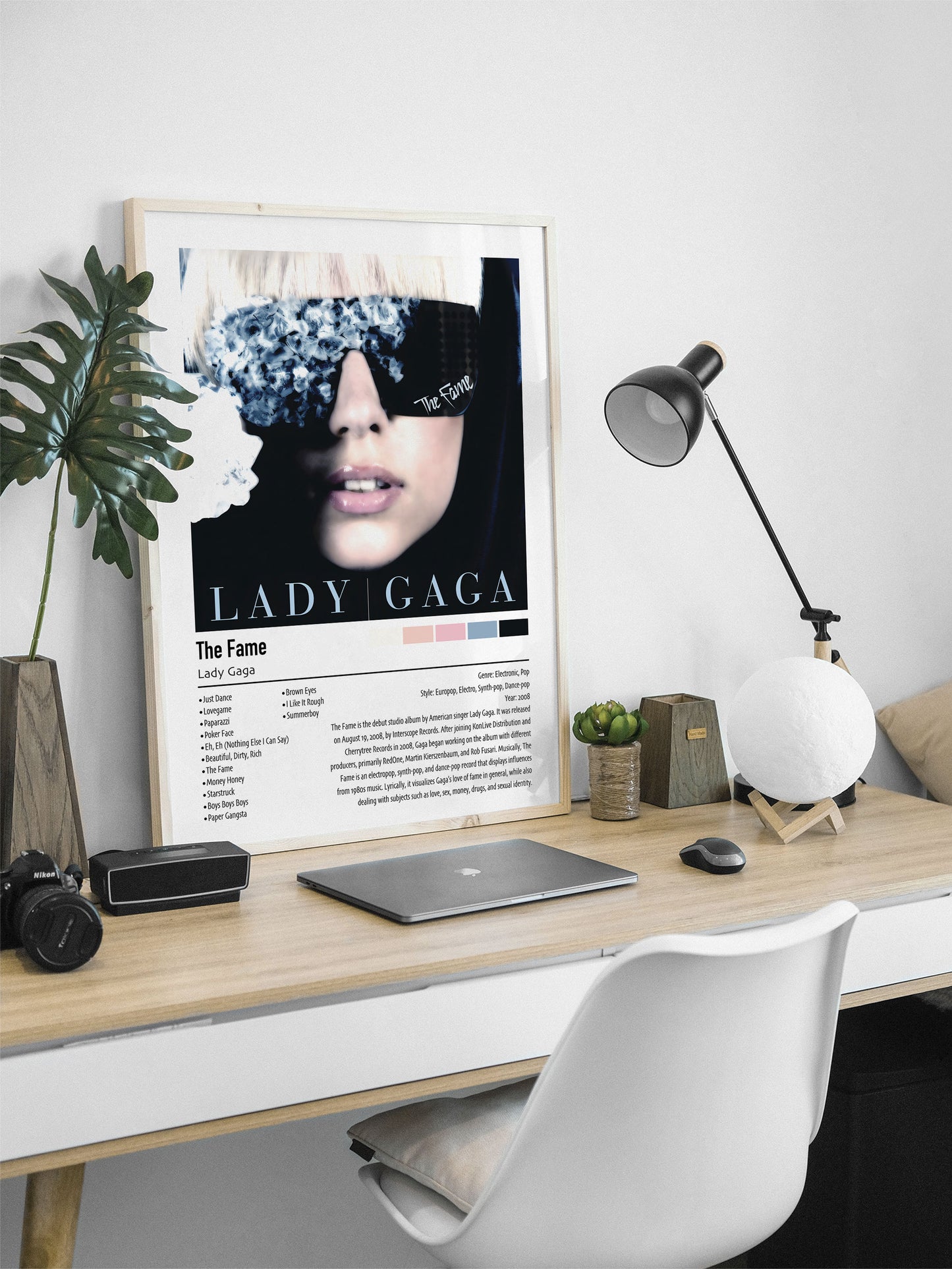 Lady Gaga | The Fame | Custom Album Cover Poster Print