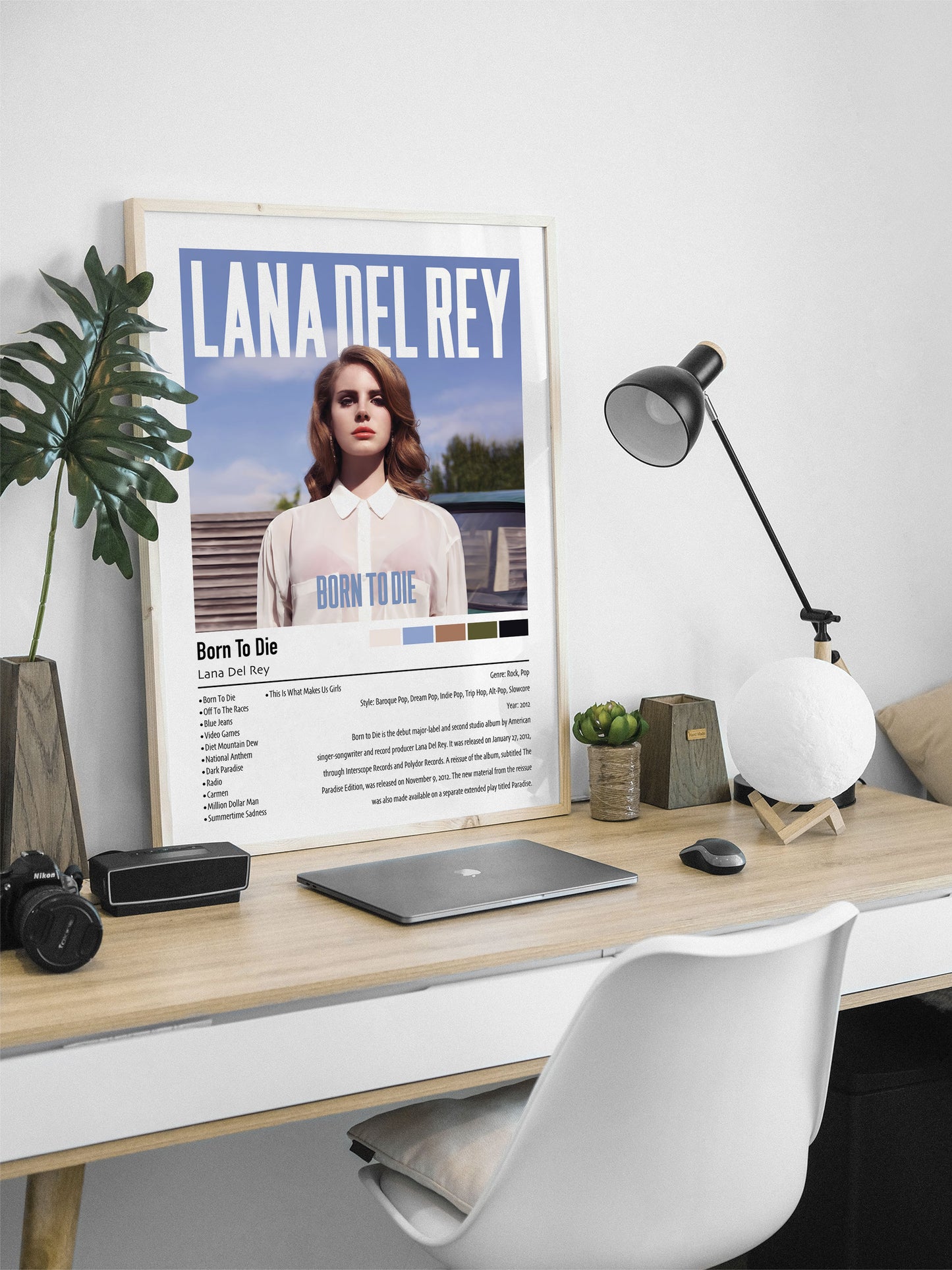 Lana Del Rey | Born To Die | Custom Album Cover Poster Print