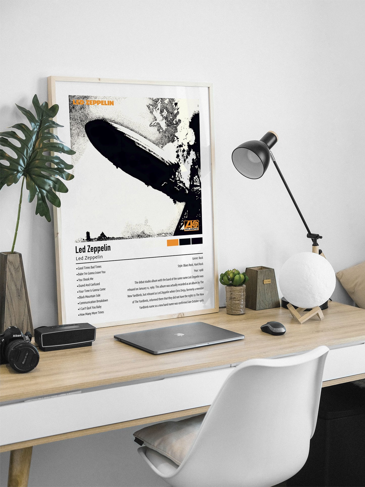 Led Zeppelin | Led Zeppelin | Custom Album Cover Poster Print