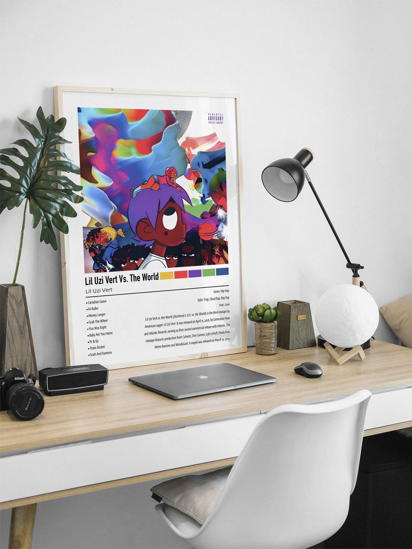 Lil Uzi Vert | Lil Uzi Vert Vs. The World | Custom Album Cover Poster Print