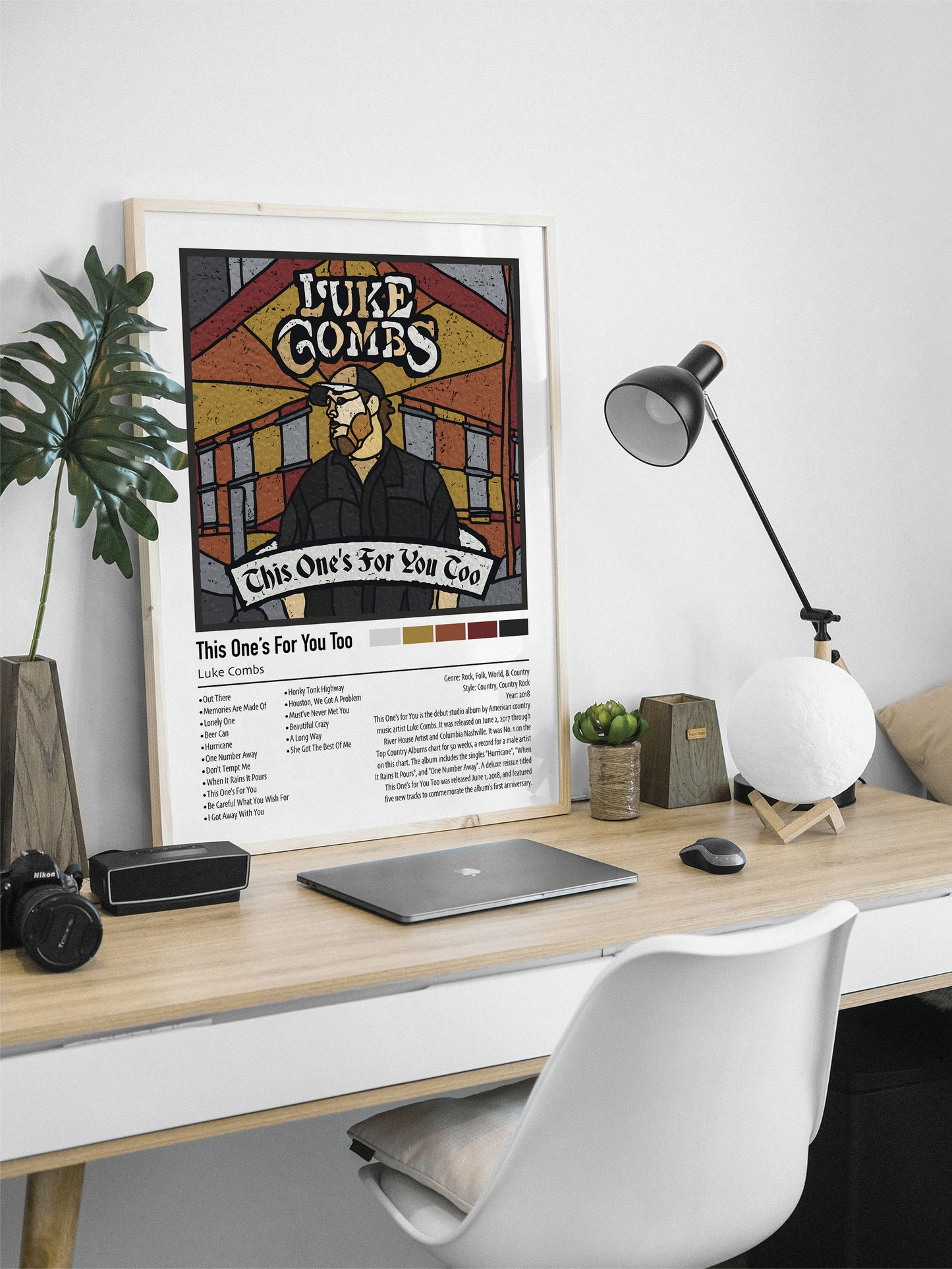 Luke Combs | This One's For You Too | Custom Album Cover Poster Print