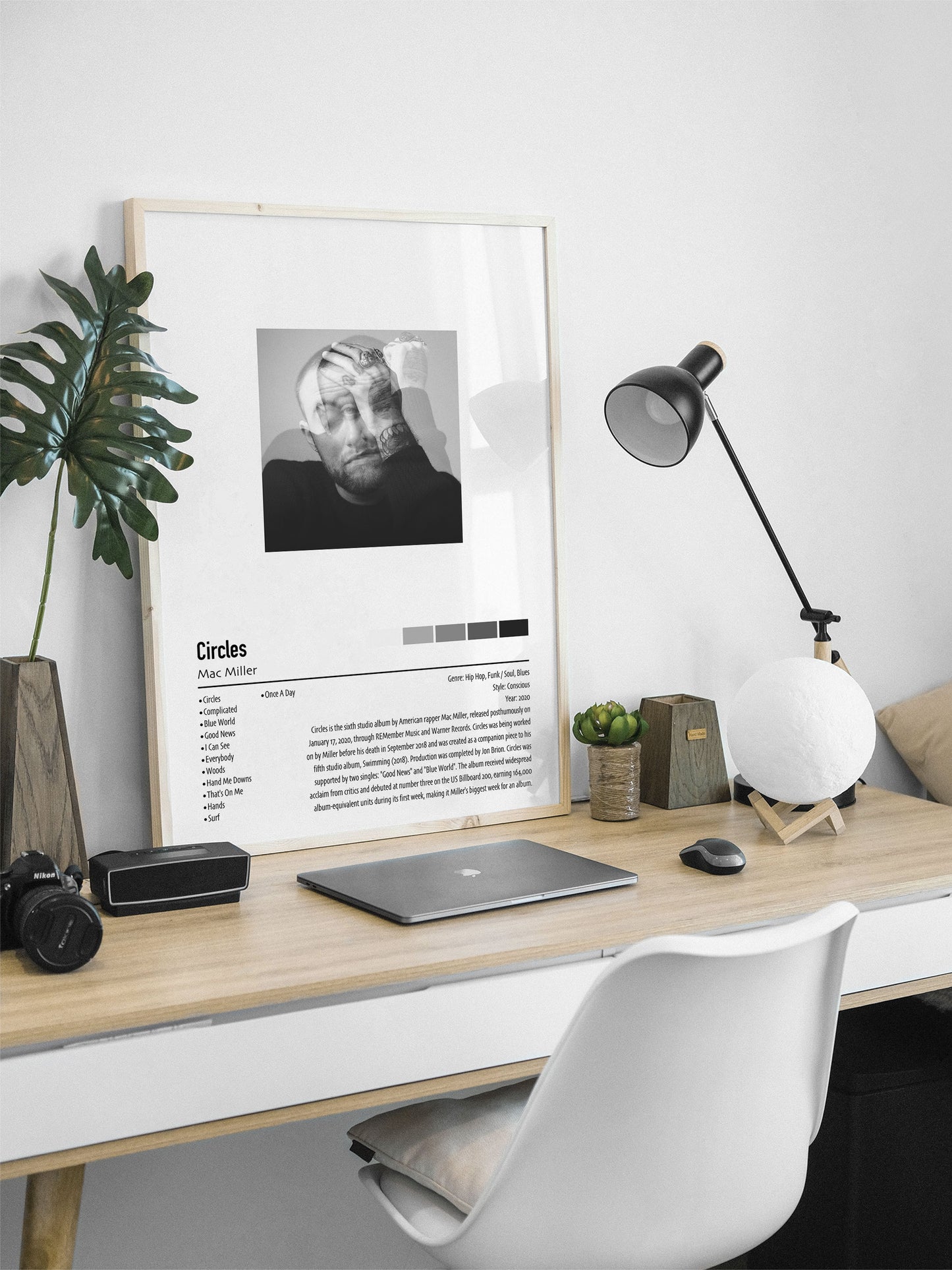 Mac Miller | Circles | Custom Album Cover Poster Print