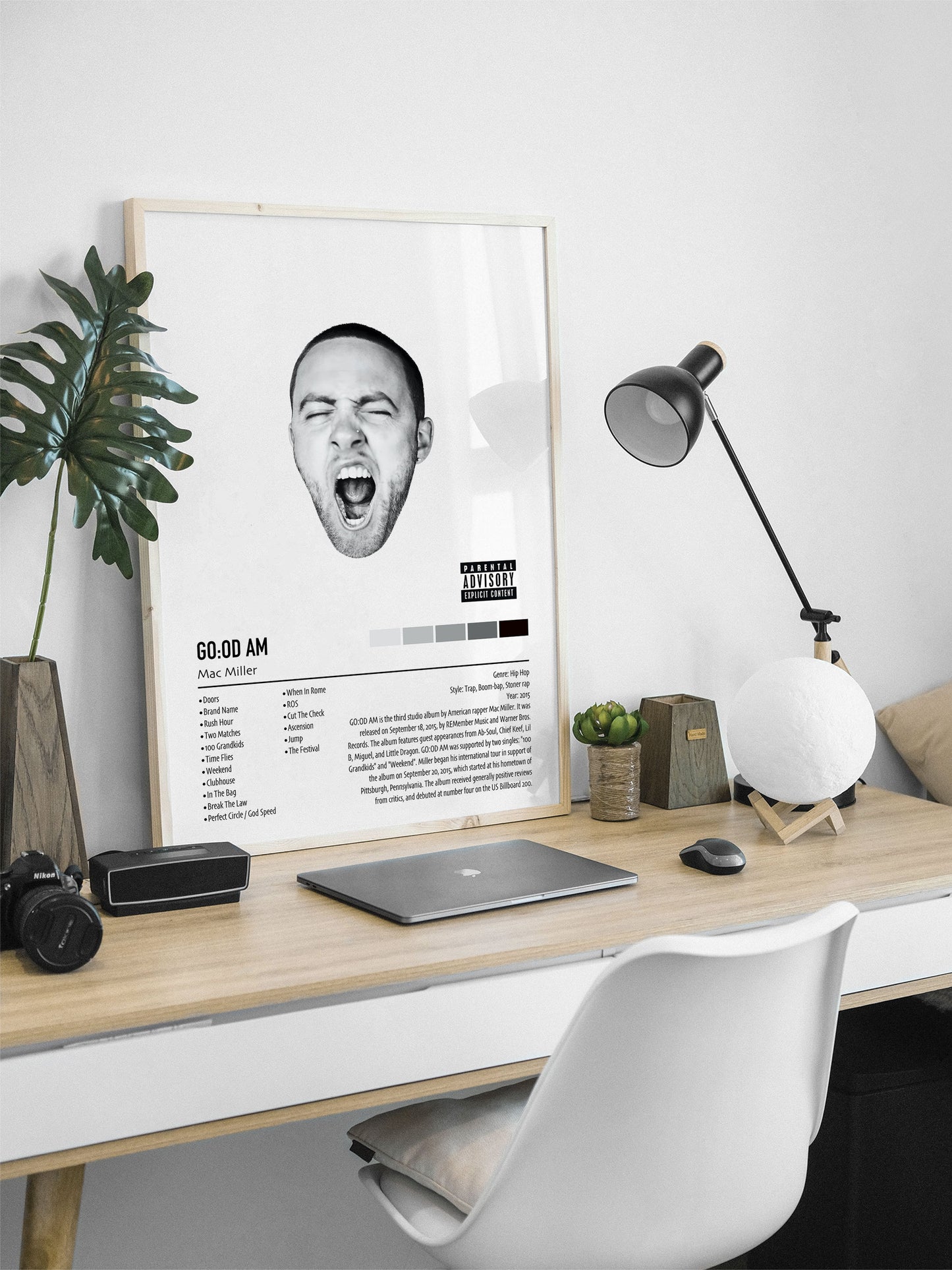 Mac Miller | GO:OD AM | Custom Album Cover Poster Print