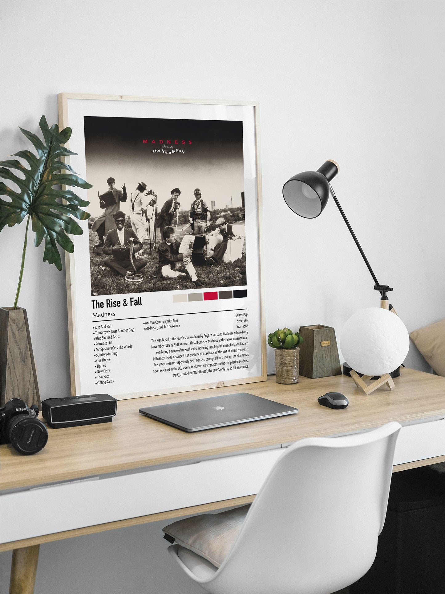 Madness | The Rise & Fall | Custom Album Cover Poster Print