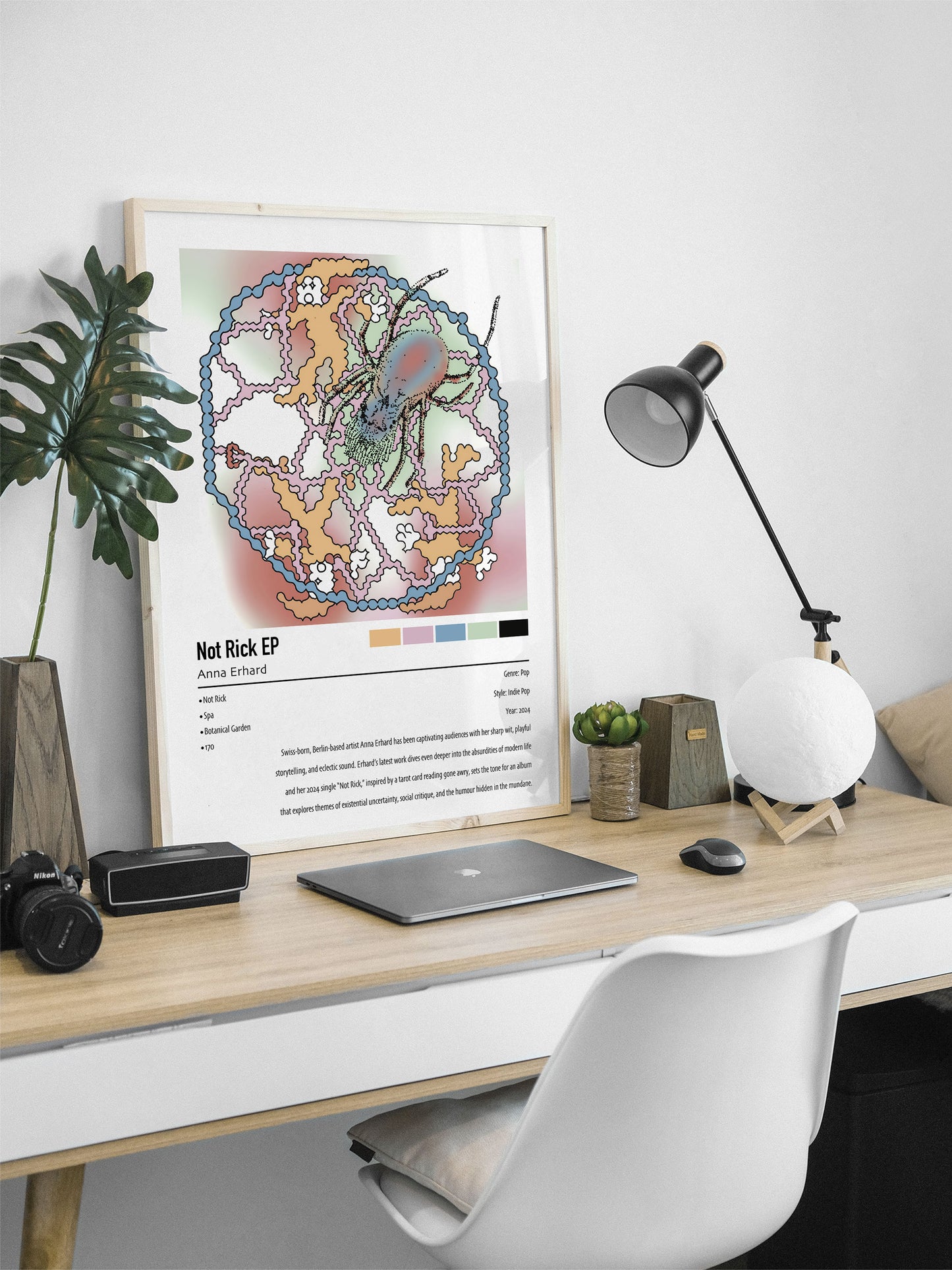 Anna Erhard | Not Rick EP | Custom Album Cover Poster Print