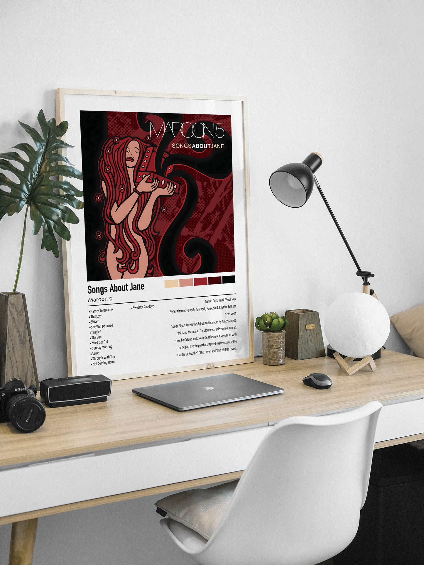 Maroon 5 | Songs About Jane | Custom Album Cover Poster Print