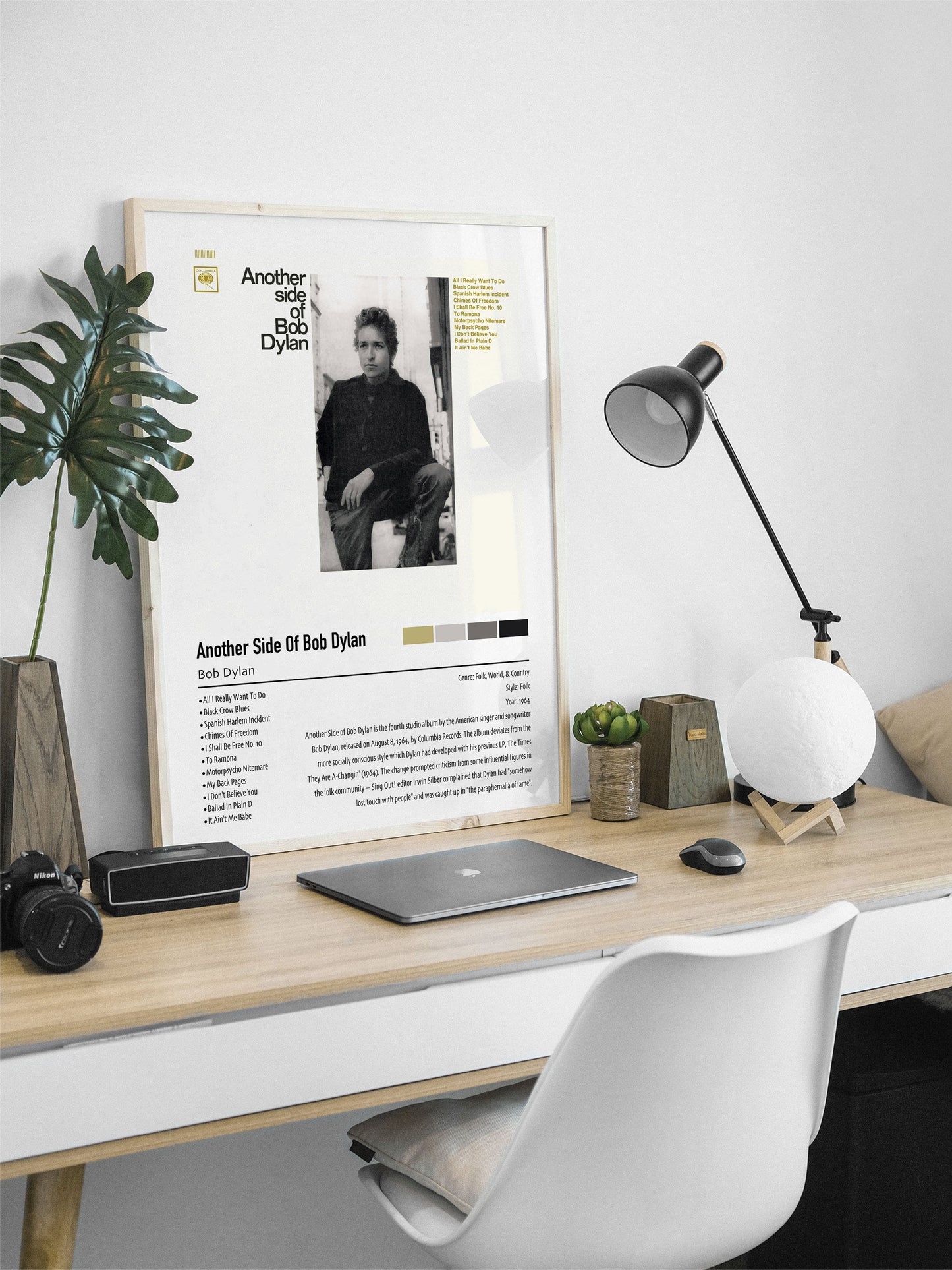 Bob Dylan | Another Side Of Bob Dylan | Custom Album Cover Poster Print