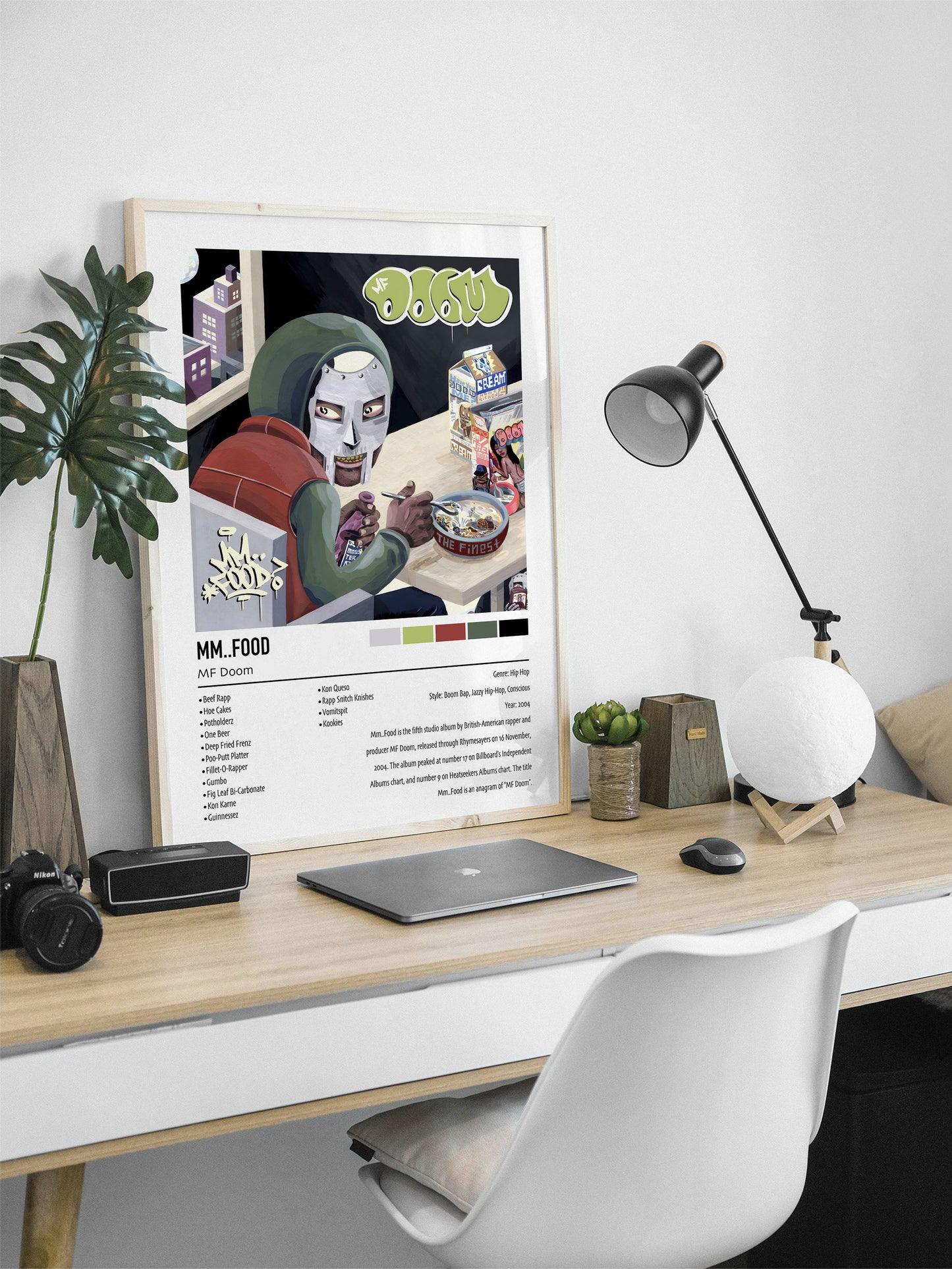 MF Doom | Mm. FOOD | Custom Album Cover Poster Print