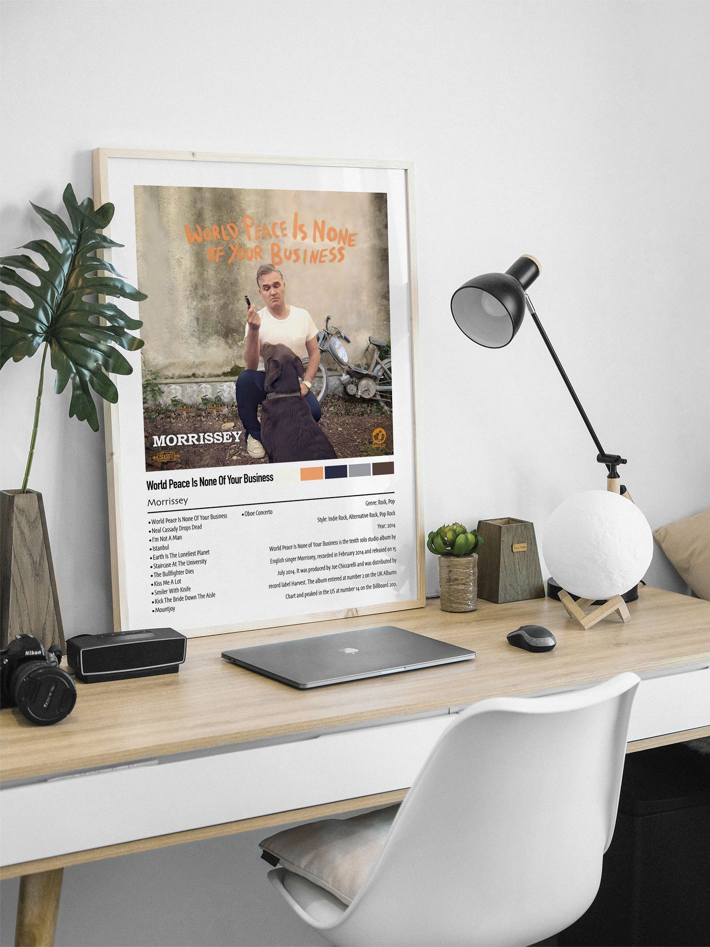 Morrissey | World Peace Is None Of Your Business | Custom Album Cover Poster Print