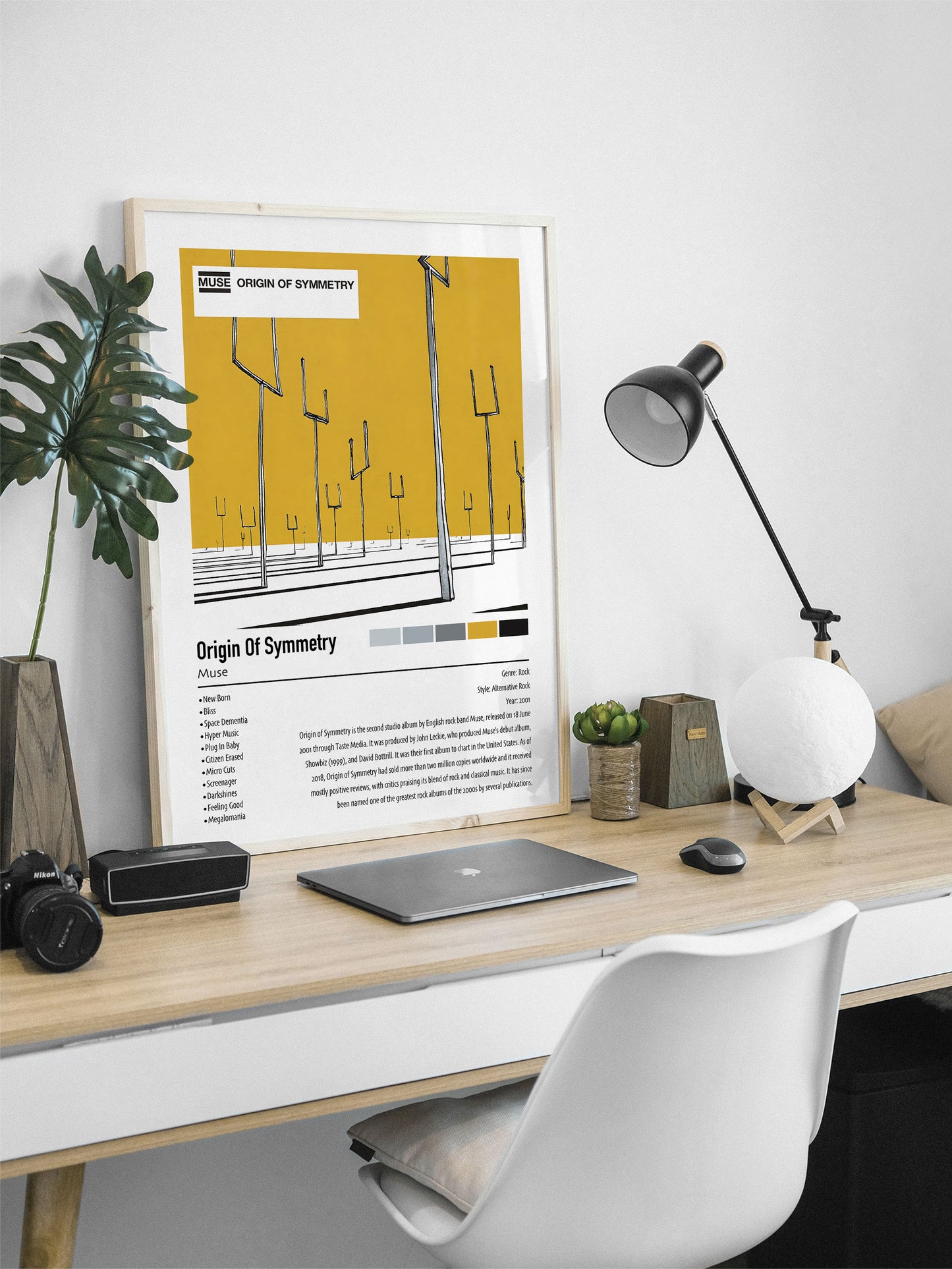 Muse | Origin Of Symmetry | Custom Album Cover Poster Print