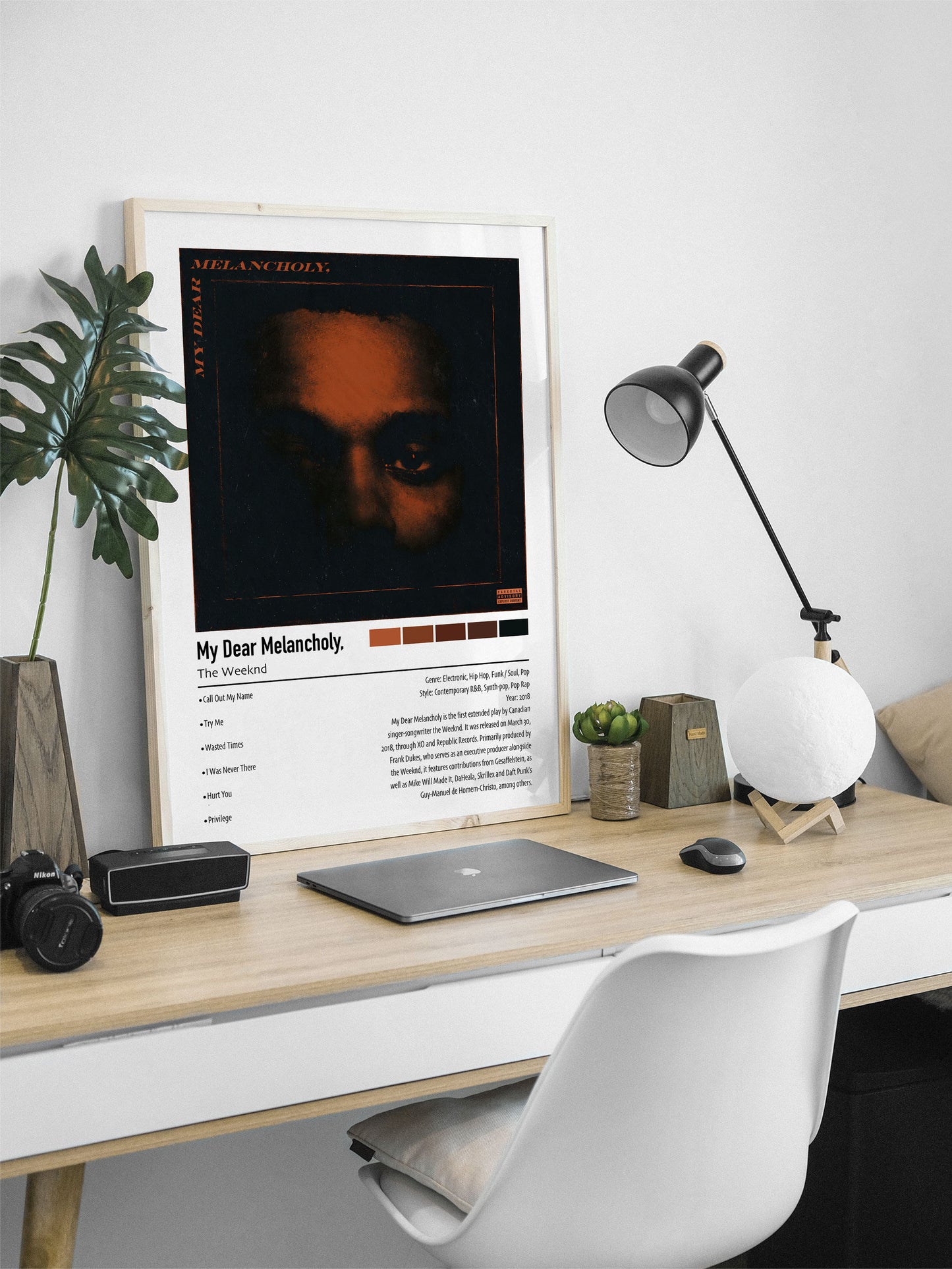 The Weeknd | My Dear Melancholy, | Custom Album Cover Poster Print