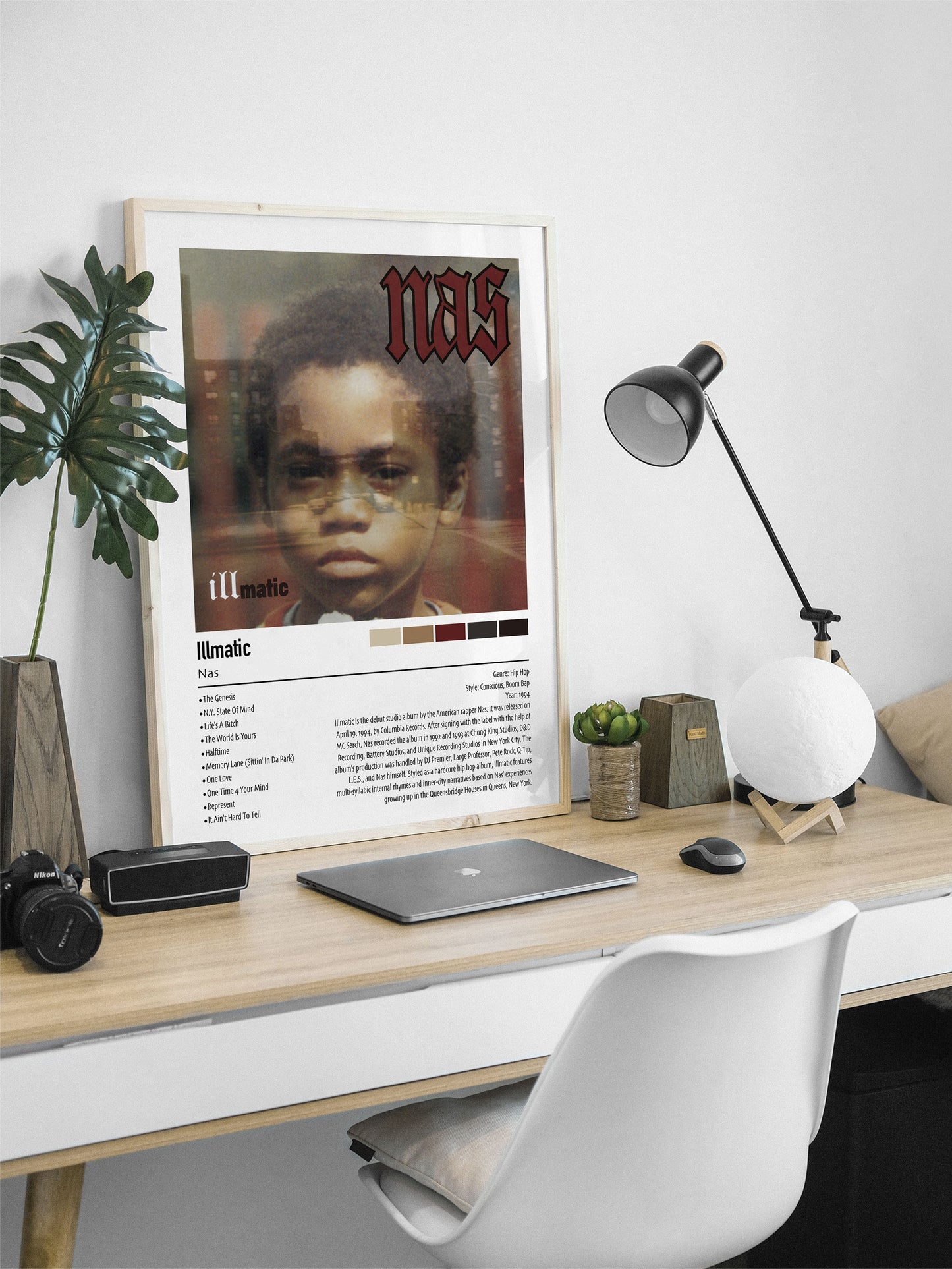 Nas | Illmatic | Custom Album Cover Poster Print