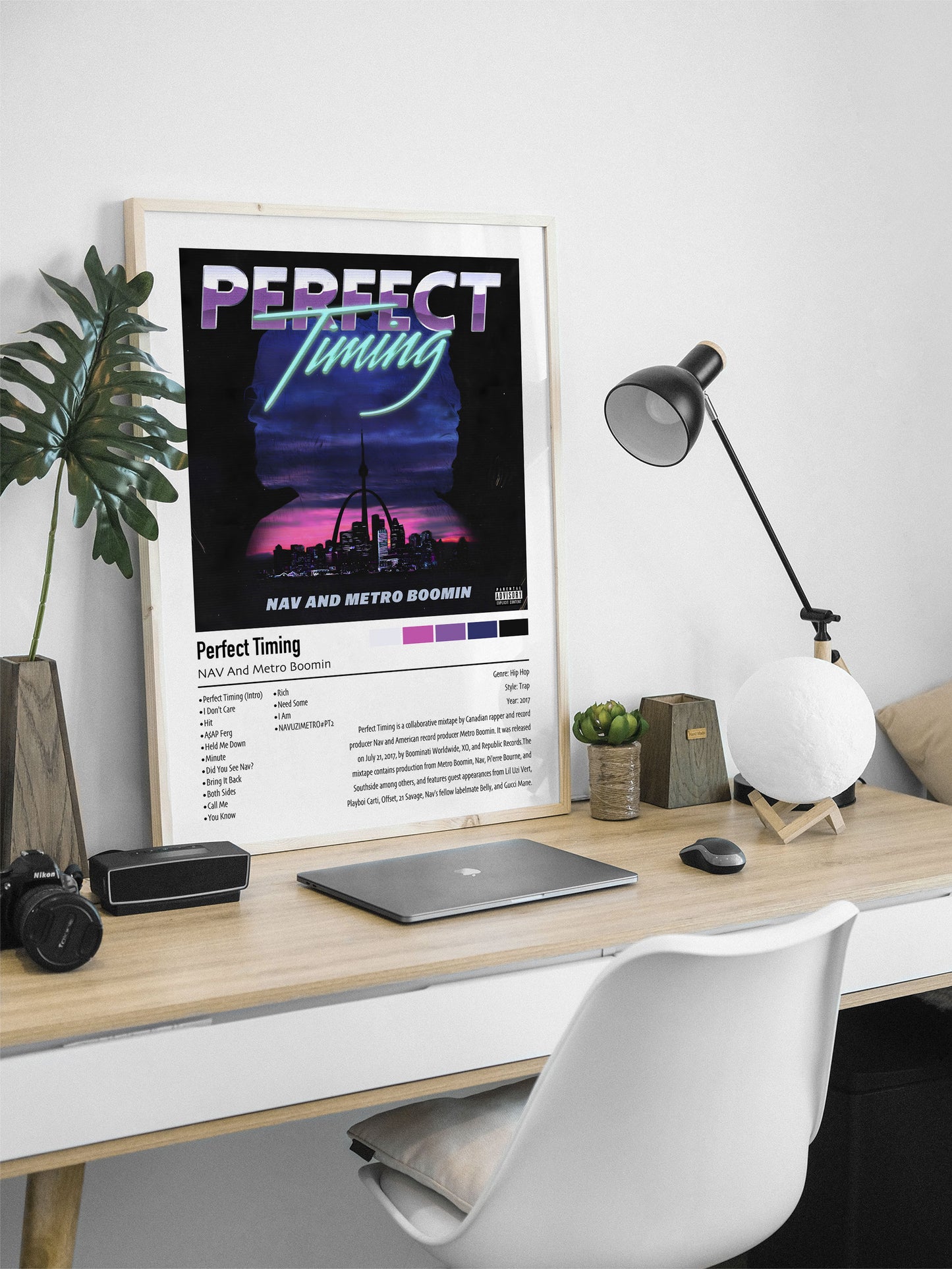 NAV And Metro Boomin | Perfect Timing | Custom Album Cover Poster Print