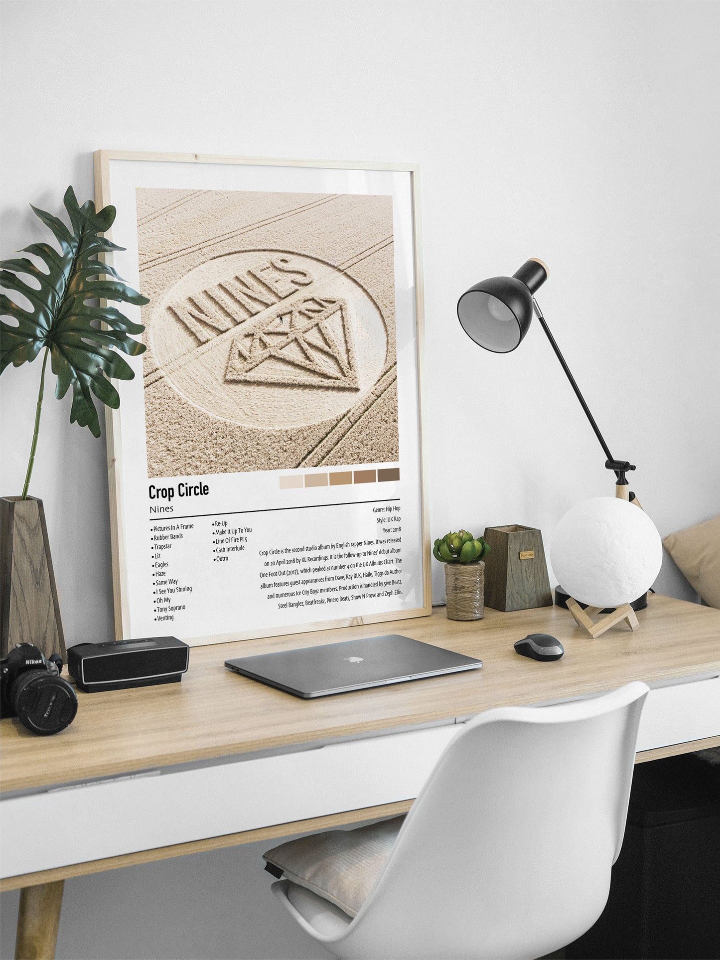 Nines | Crop Circle | Custom Album Cover Poster Print