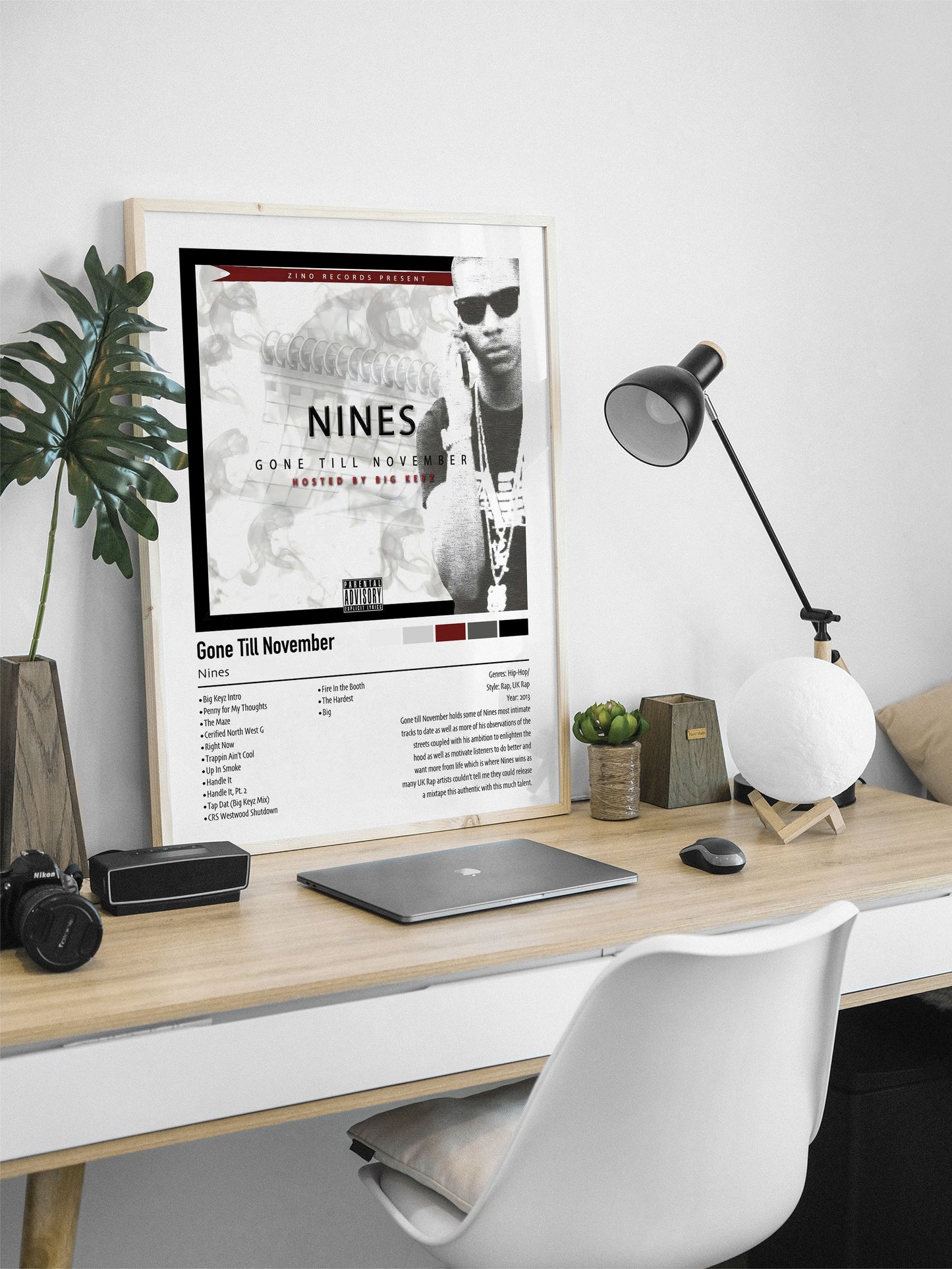 Nines | Gone Till November | Custom Album Cover Poster Print