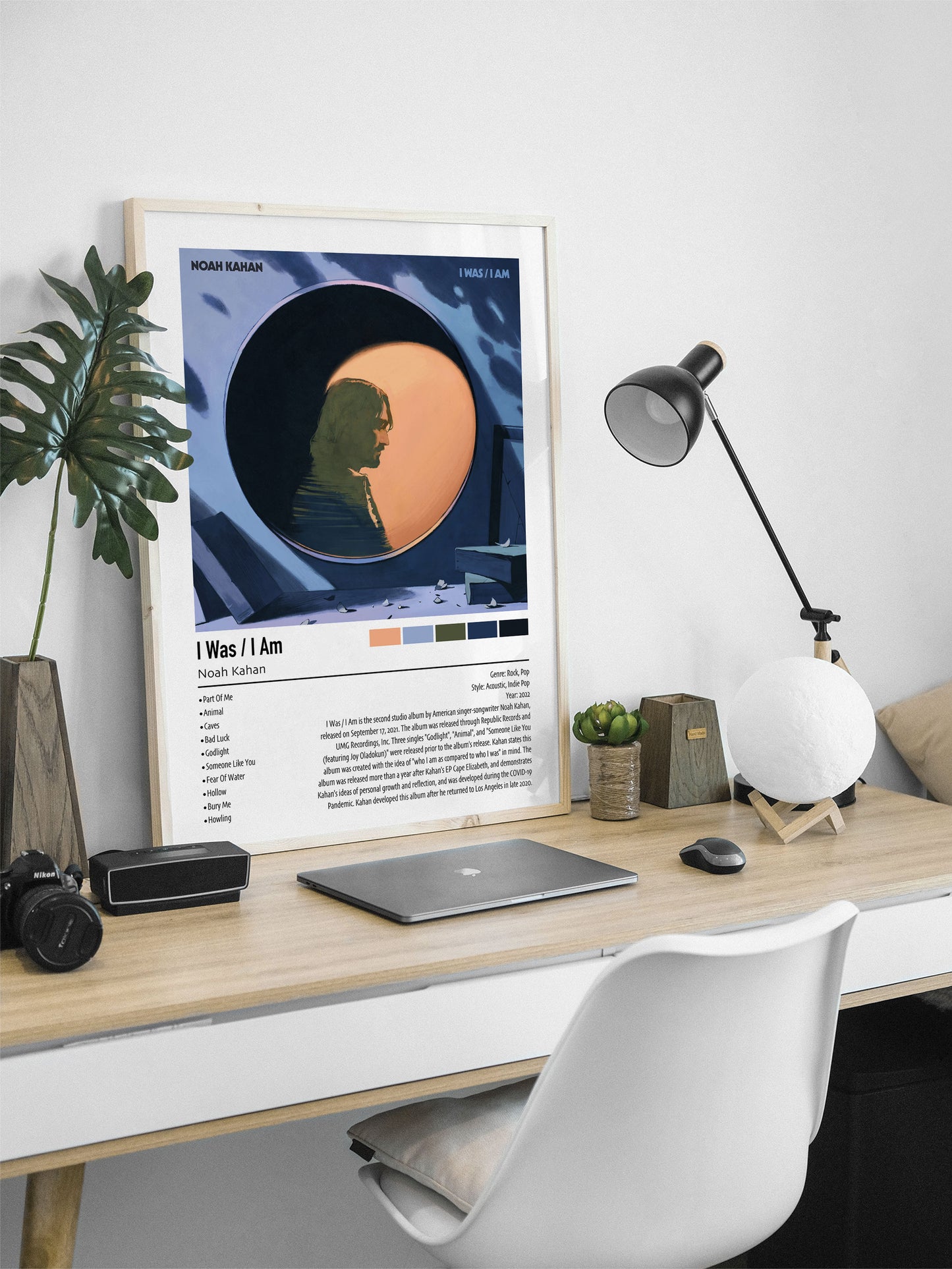 Noah Kahan | I Was / I Am | Custom Album Cover Poster Print