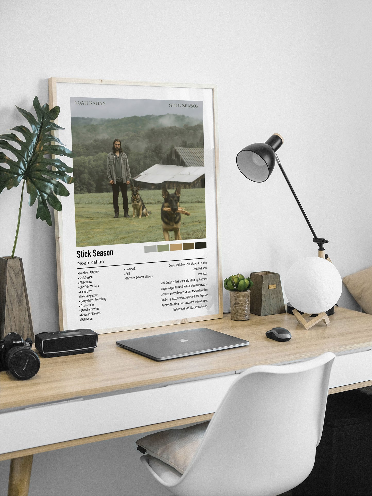 Noah Kahan | Stick Season | Custom Album Cover Poster Print