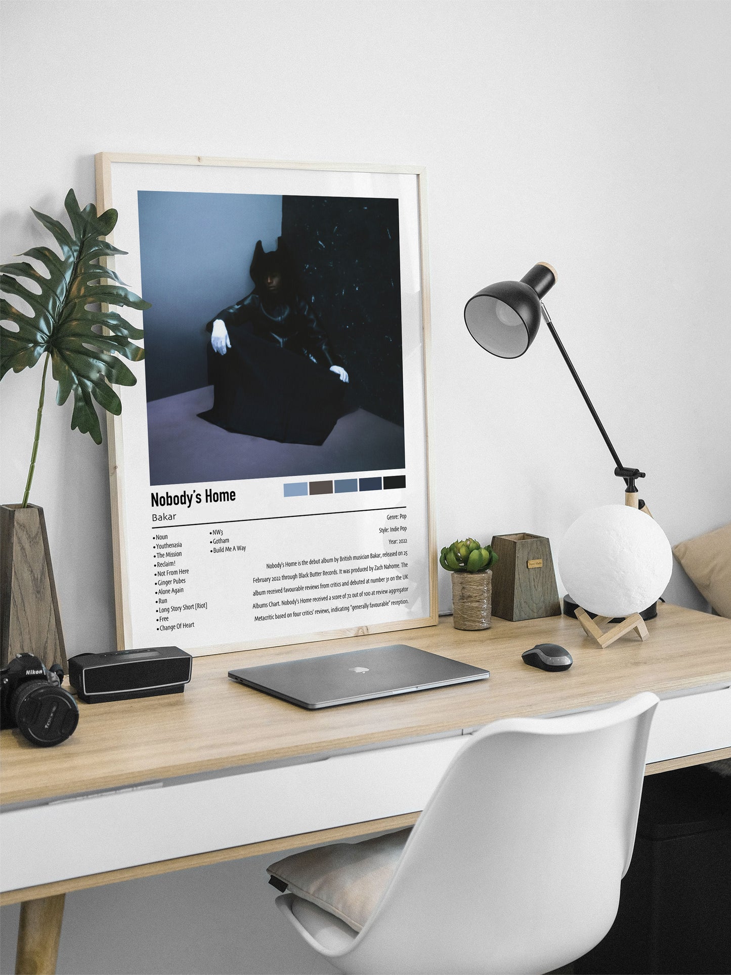 Bakar | Nobody's Home | Custom Album Cover Poster Print