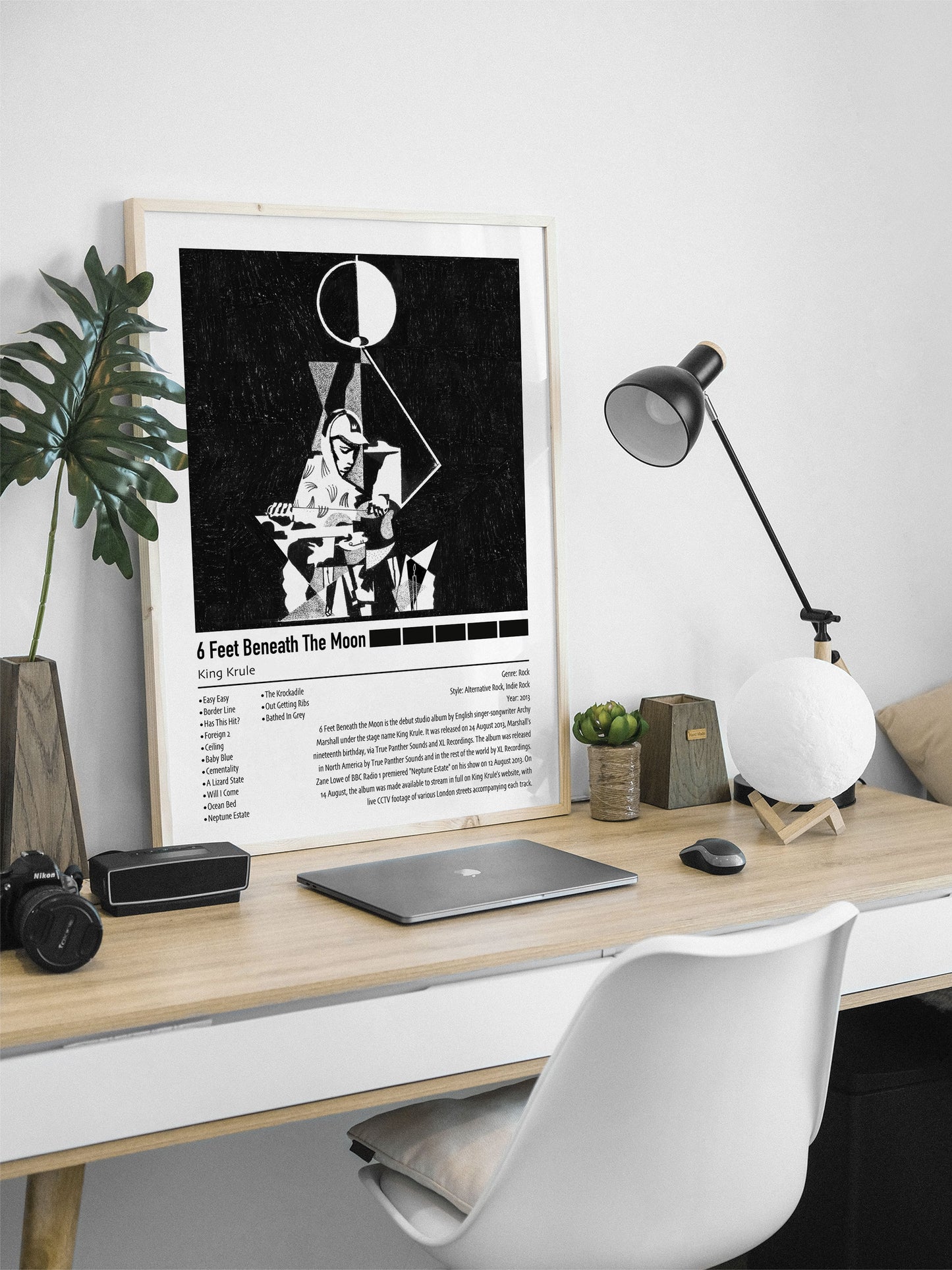 King Krule | 6 Feet Beneath The Moon | Custom Album Cover Poster Print