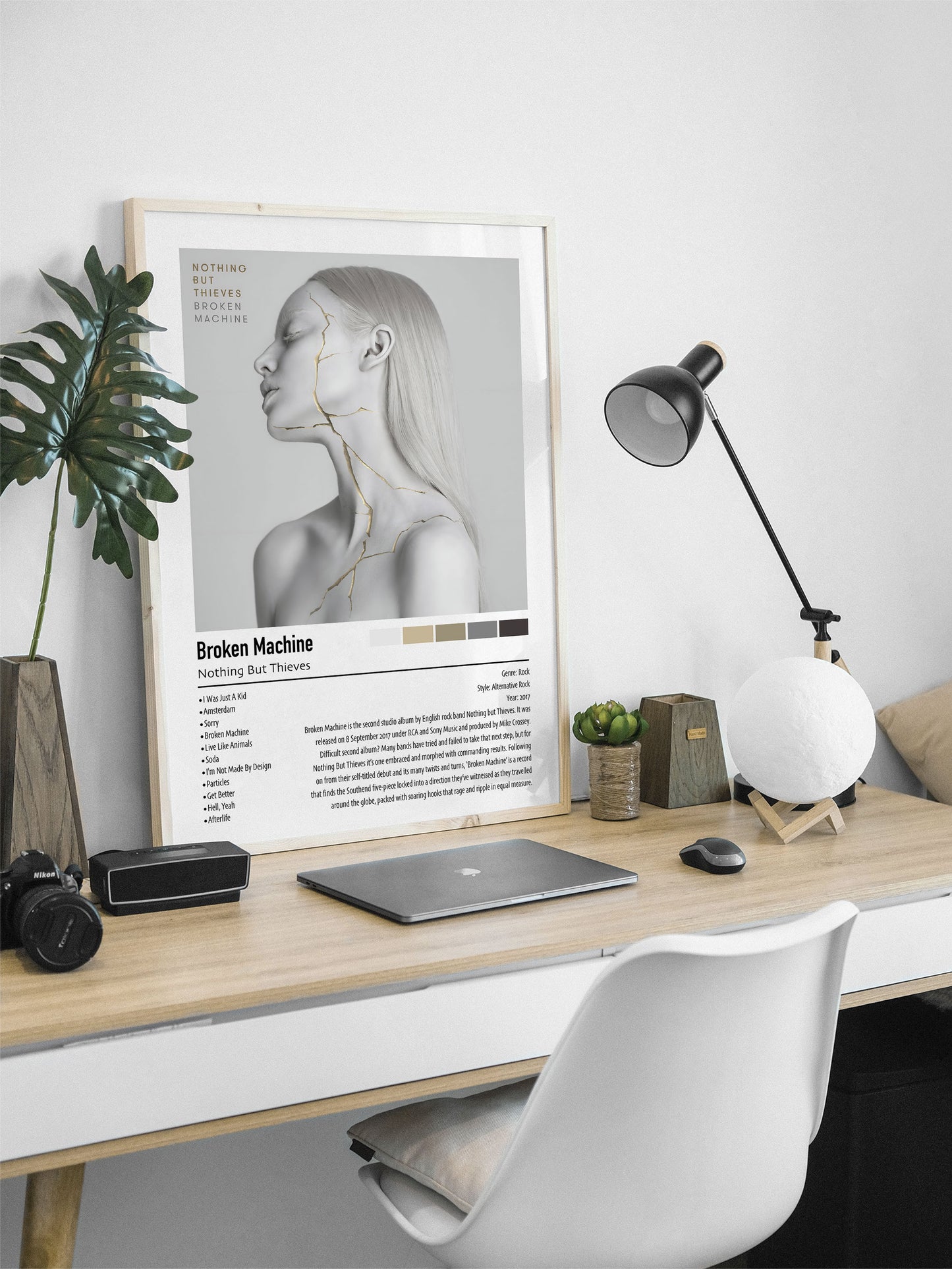 Nothing But Thieves | Broken Machine | Custom Album Cover Poster Print