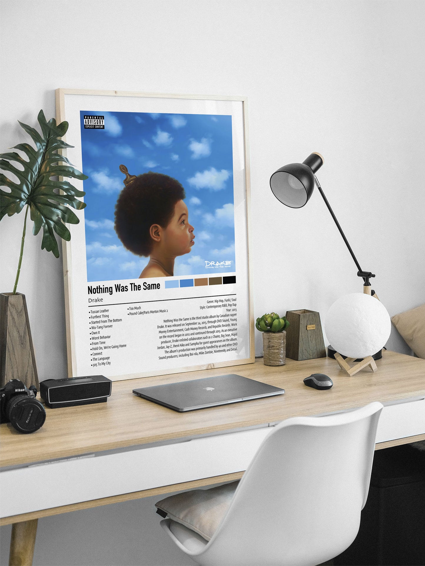 Drake | Nothing Was The Same | Custom Album Cover Poster Print