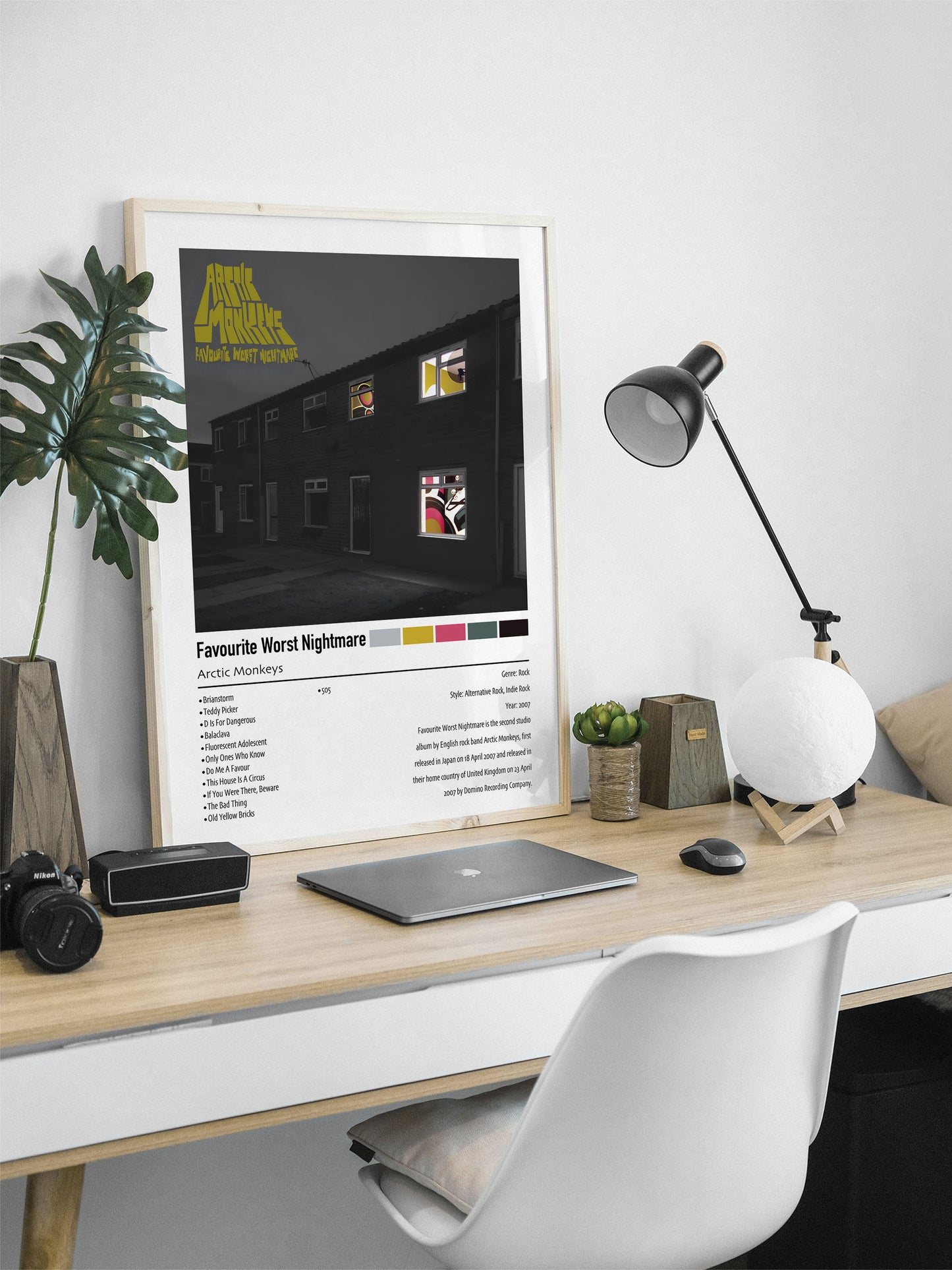 Arctic Monkeys | Favourite Worst Nightmare | Custom Album Cover Poster Print