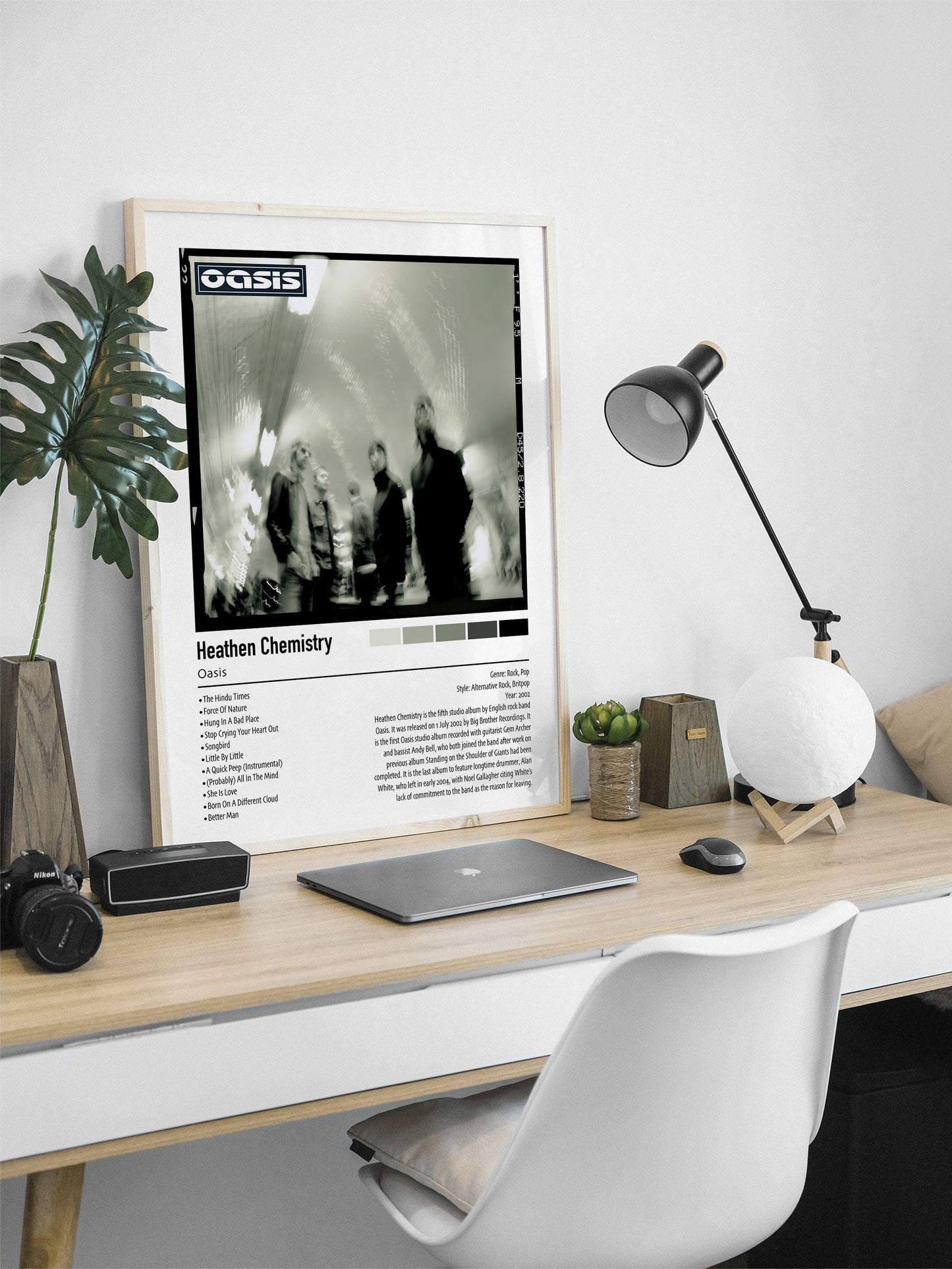 Oasis | Heathen Chemistry | Custom Album Cover Poster Print