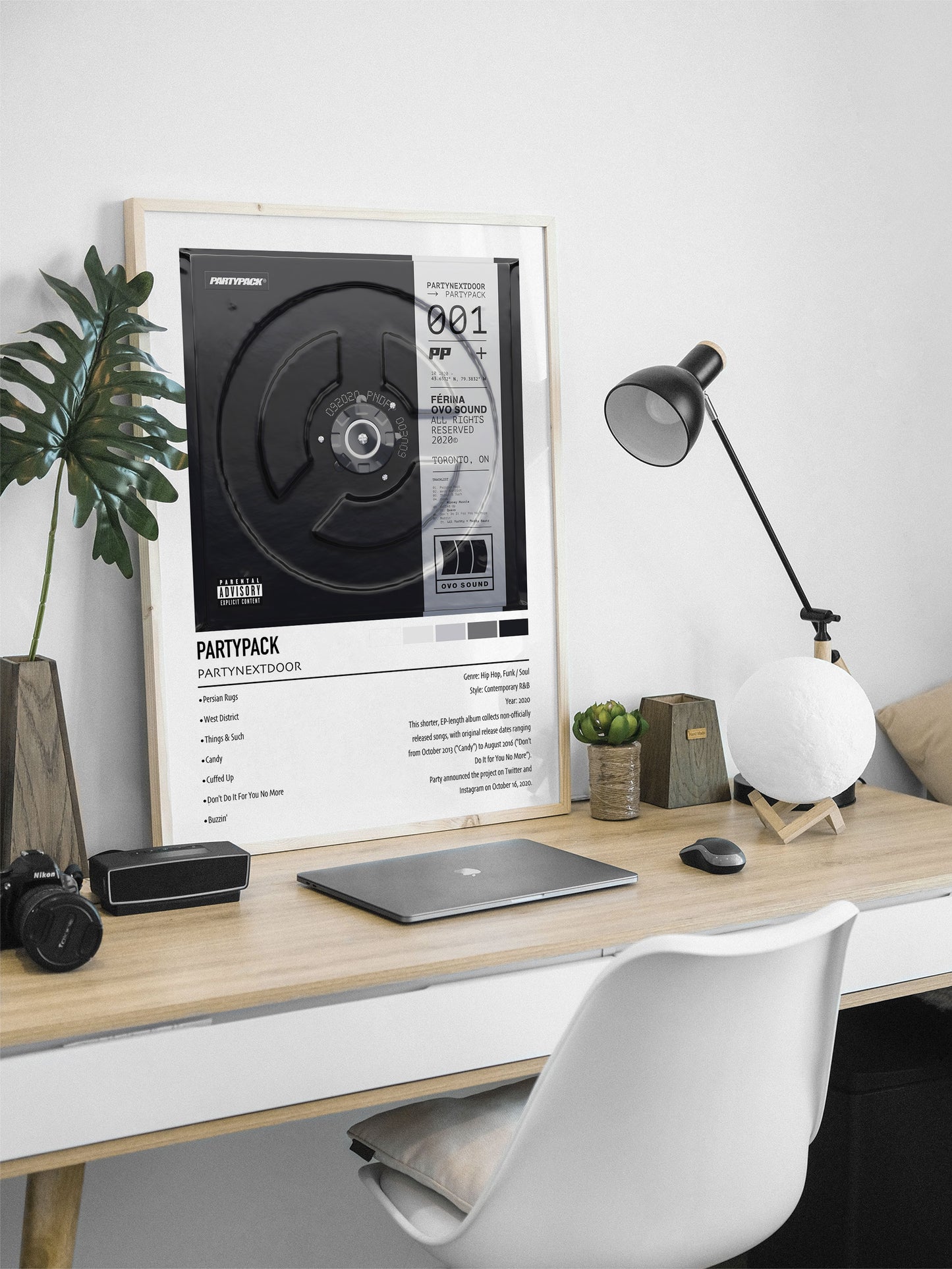 PARTYNEXTDOOR | PARTYPACK | Custom Album Cover Poster Print