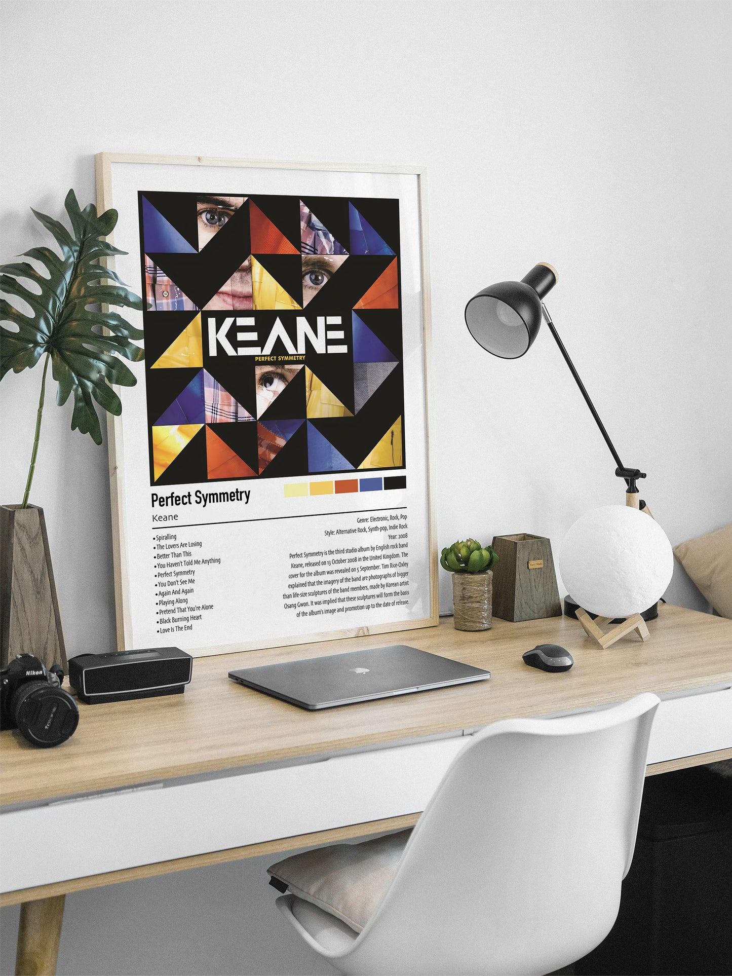 Keane | Perfect Symmetry | Custom Album Cover Poster Print