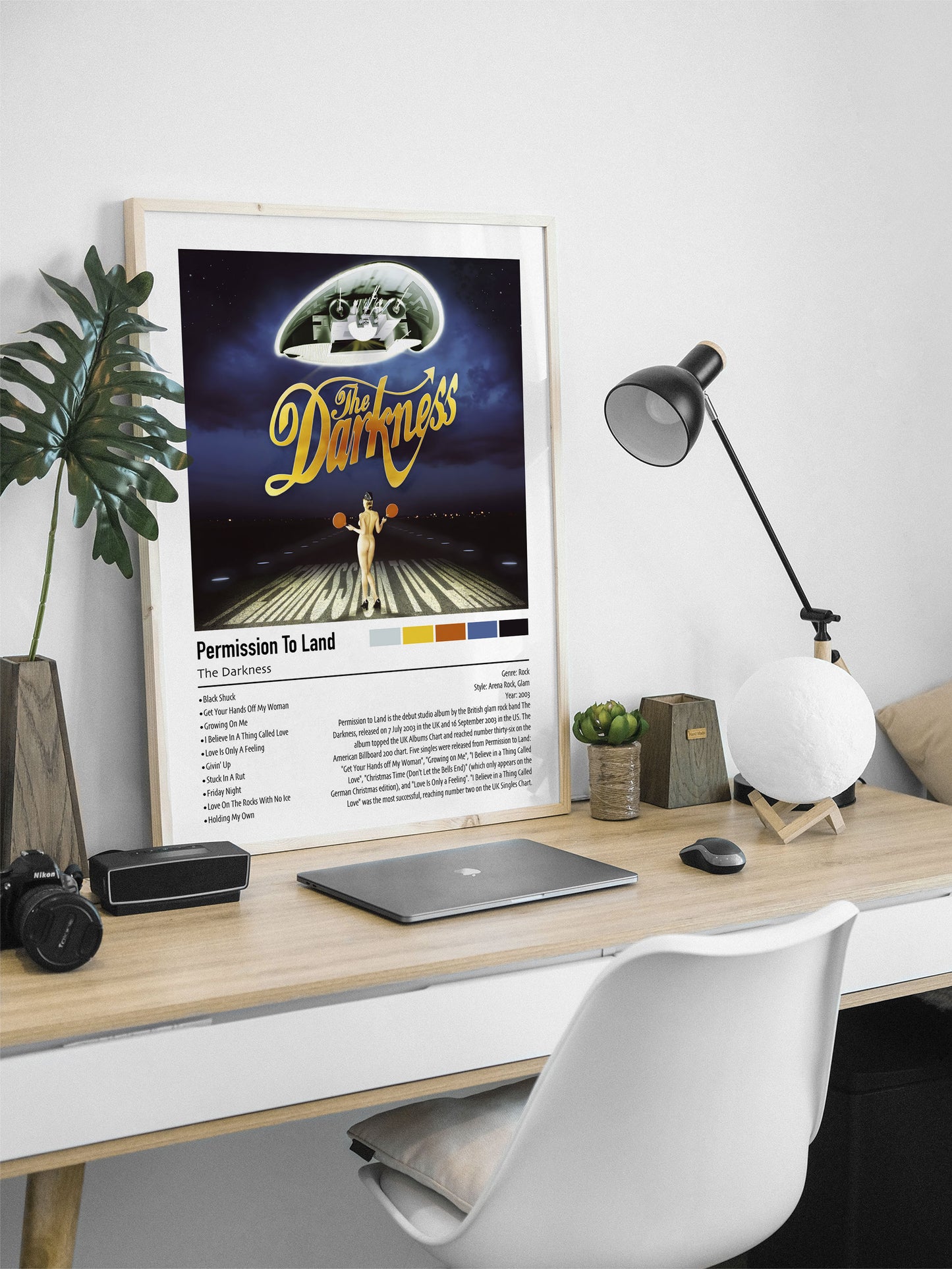 The Darkness | Permission To Land | Custom Album Cover Poster Print