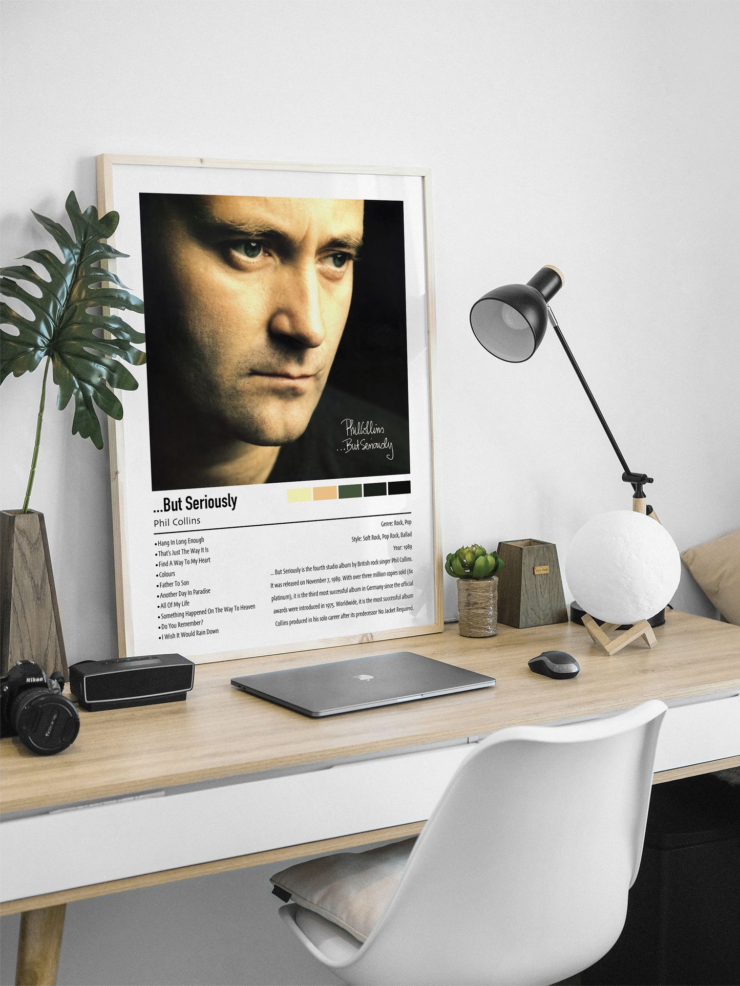 Phil Collins | ...But Seriously | Custom Album Cover Poster Print